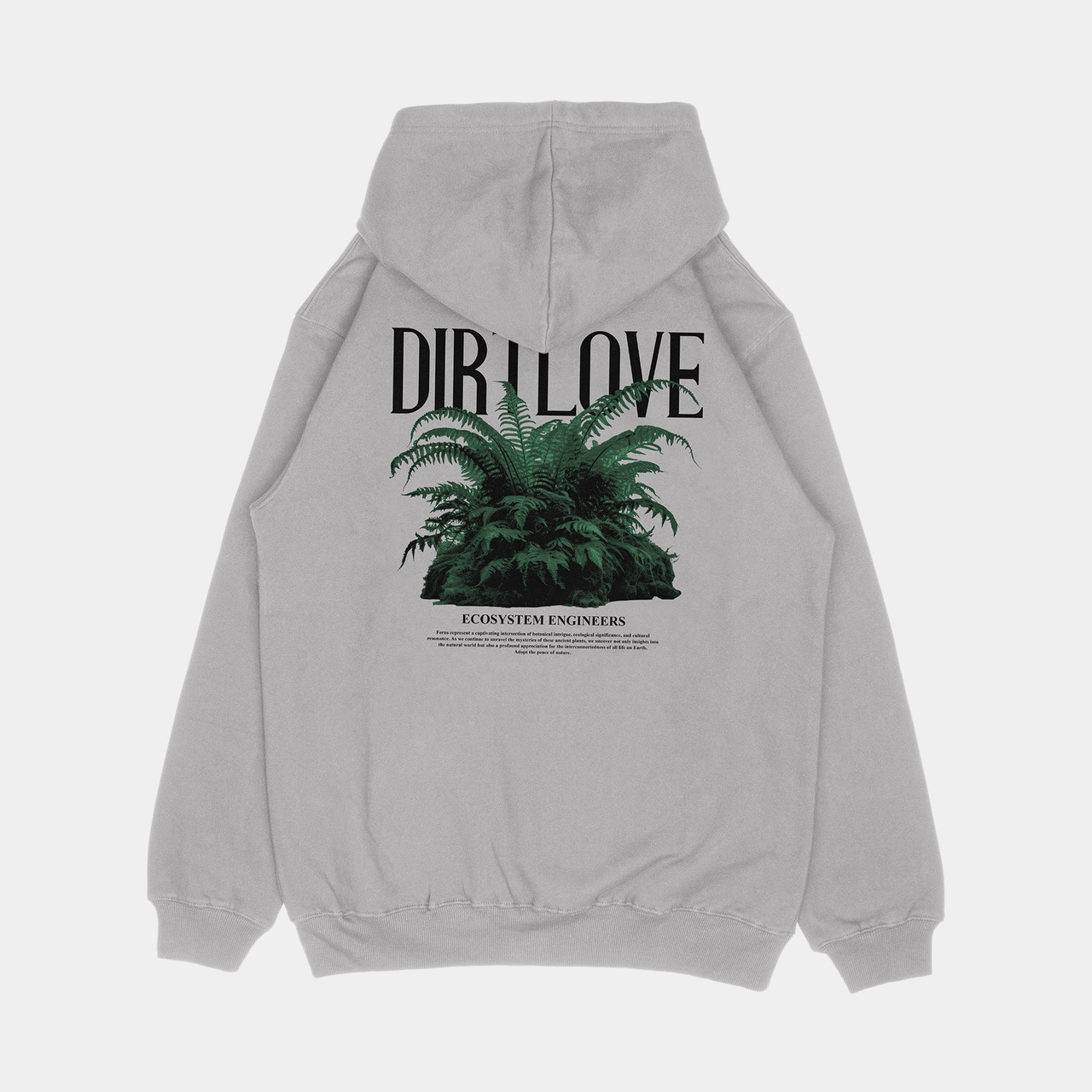 FERN MIDWEIGHT HOODIE-HEATHER GREY FERN MIDWEIGHT HOODIE-HEATHER GREY