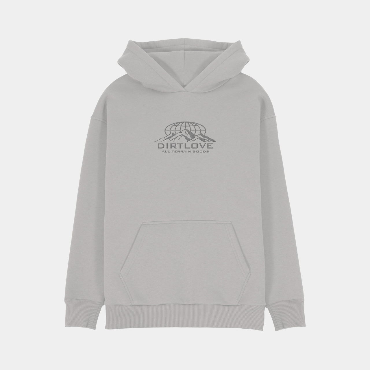 TERRAIN HEAVY HOODIE-LIGHT GREY