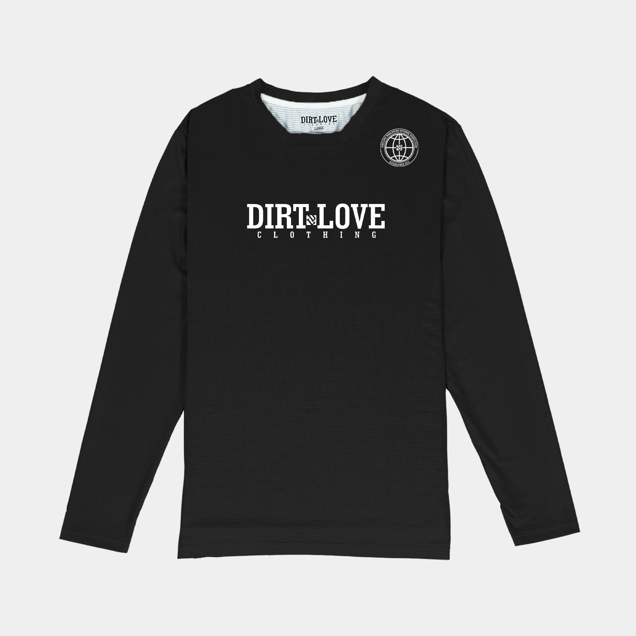 LOGO RIDING JERSEY-BLACK