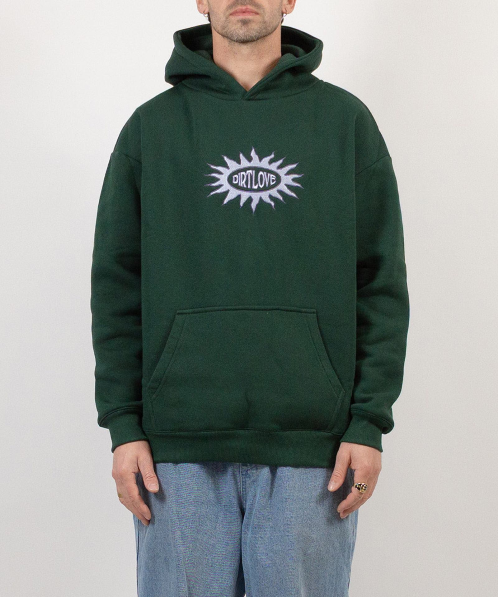 SUN HEAVY HOODIE-FOREST GREEN SUN HEAVY HOODIE-FOREST GREEN