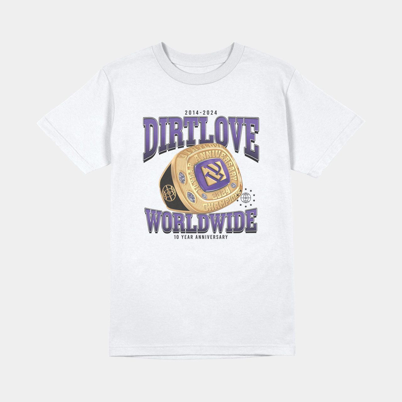 10 YEAR ANNIVERSARY TEE-WHITE 240GSM (LS FIT) 10 YEAR ANNIVERSARY TEE-WHITE 240GSM (LS FIT)