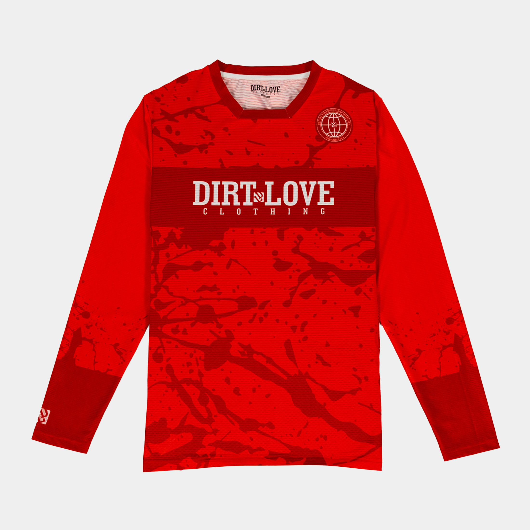 SPLATTER RIDING JERSEY-RED SPLATTER RIDING JERSEY-RED