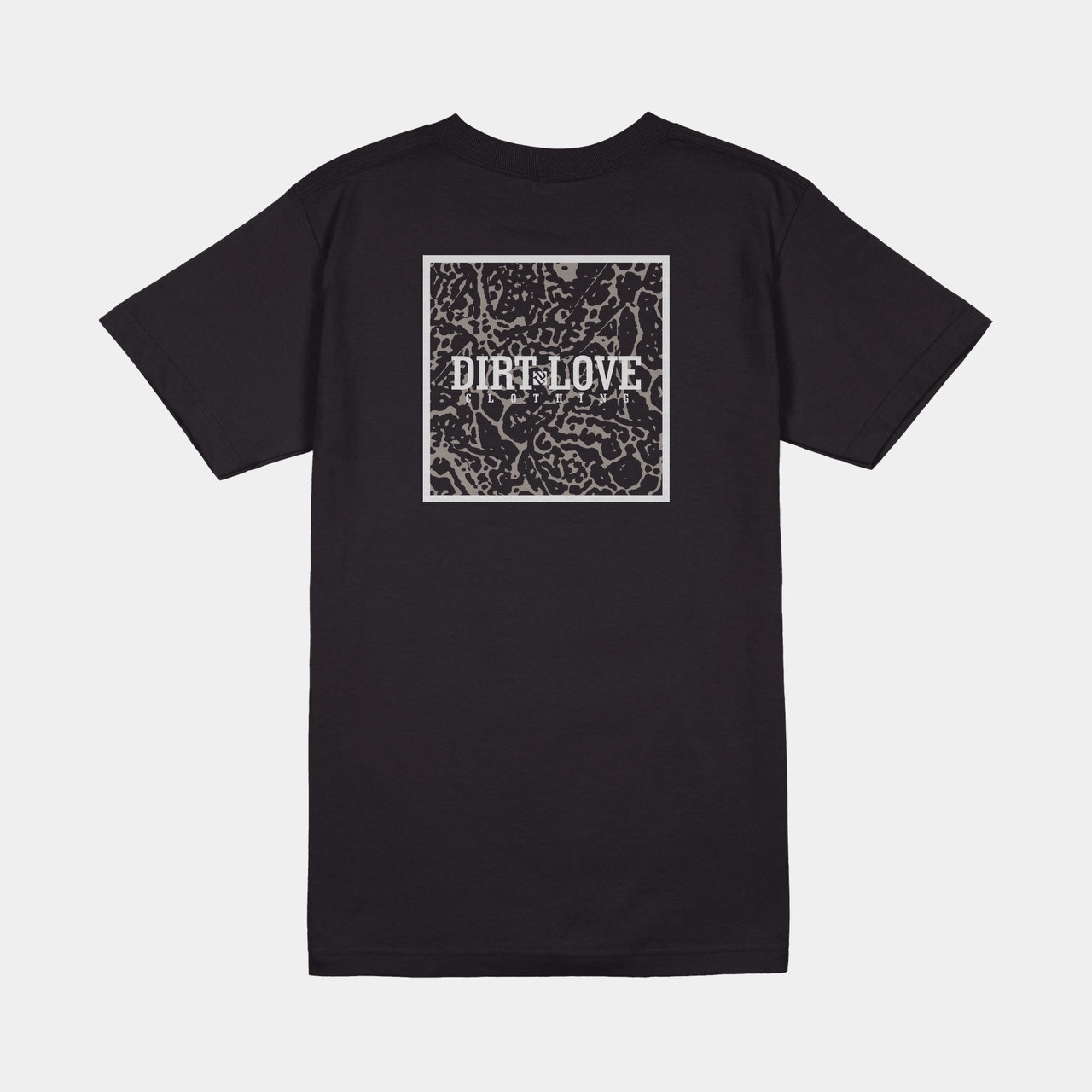 BOX LOGO TEXTURE TEE-BLACK