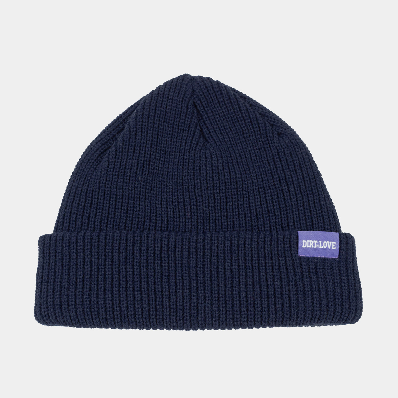 LABEL BEANIE-NAVY