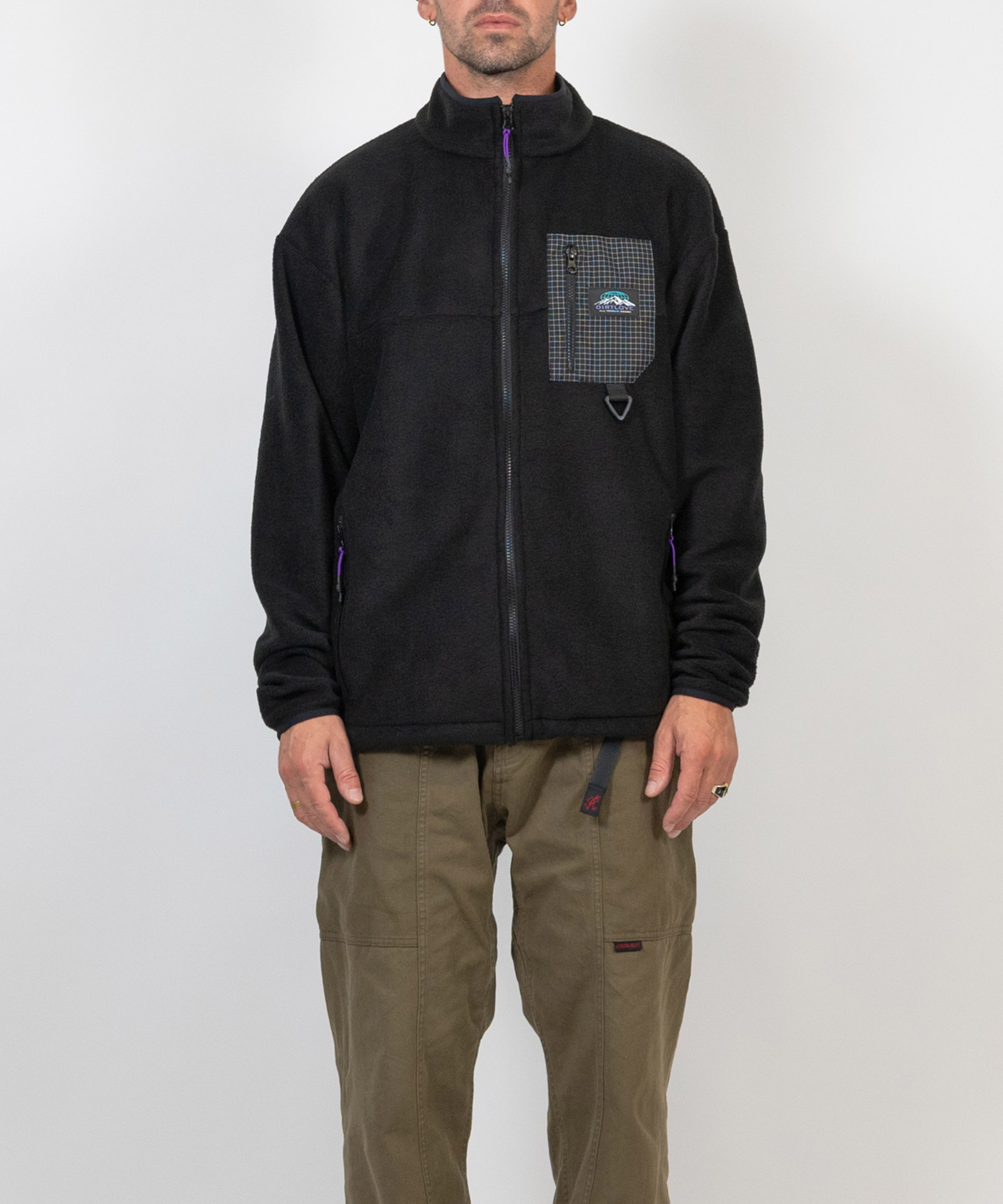 SUMMIT FLEECE JACKET-BLACK