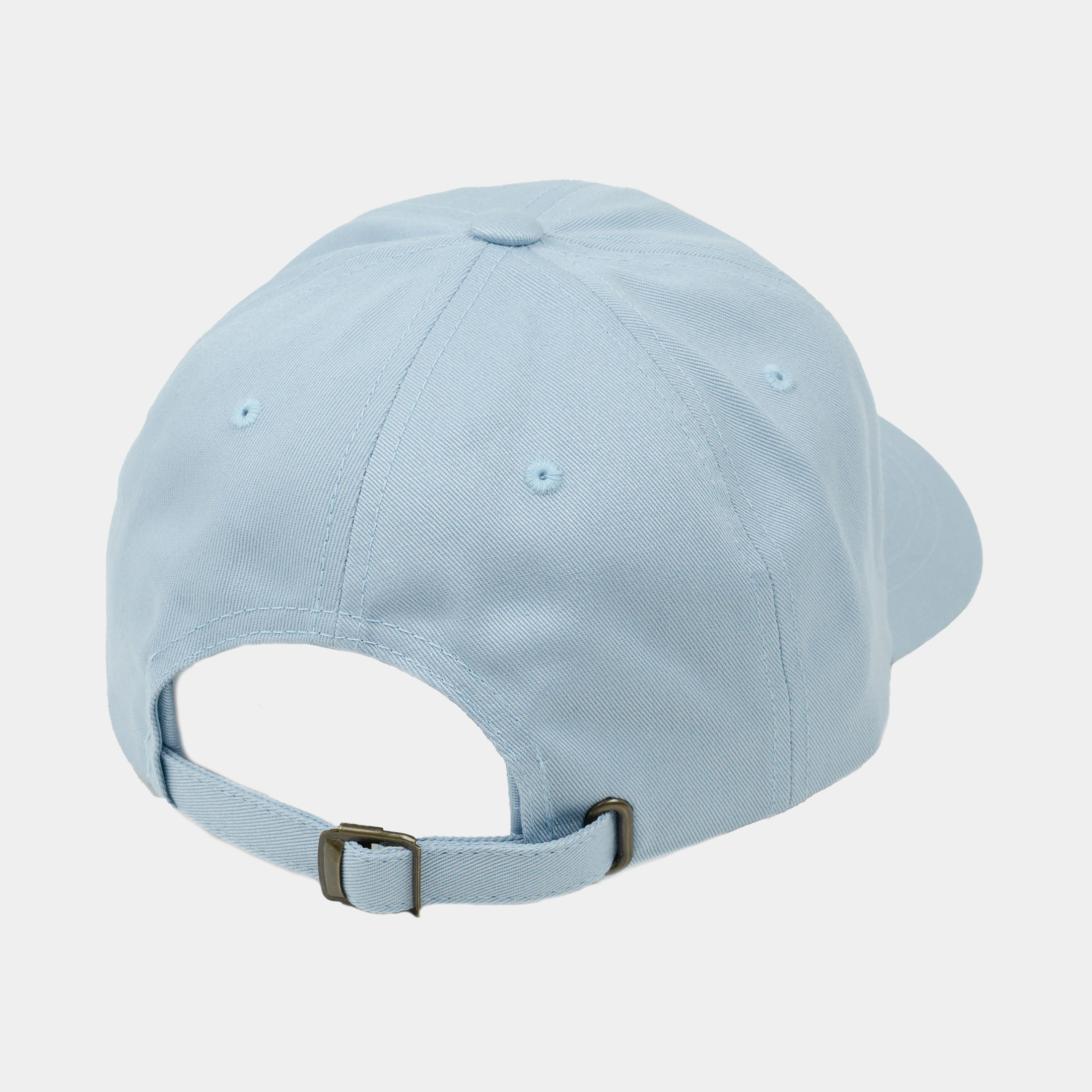 BAR LOGO 6 PANEL CAP-LIGHT BLUE