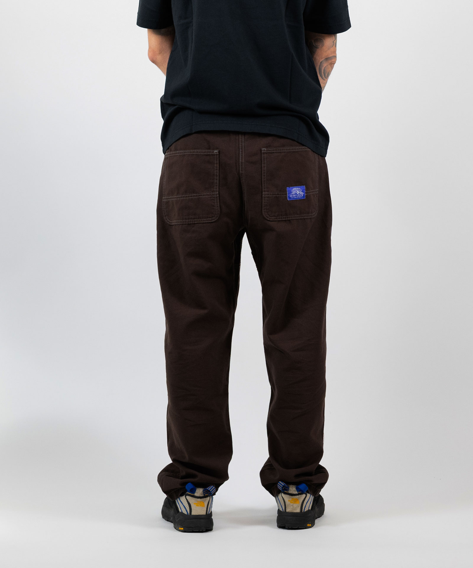 RANGE CANVAS PANT-DARK BROWN