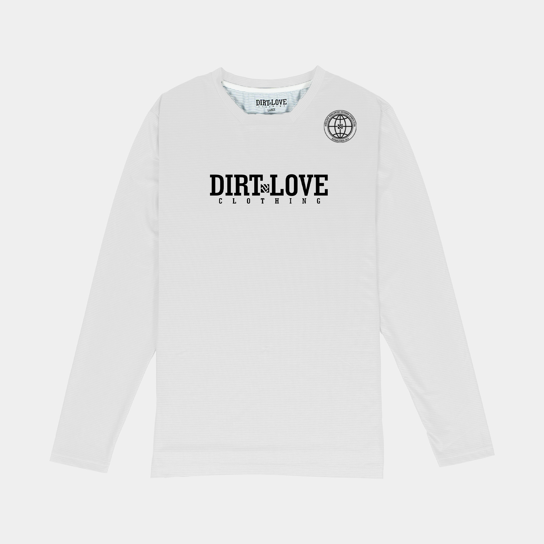 LOGO RIDING JERSEY-WHITE LOGO RIDING JERSEY-WHITE