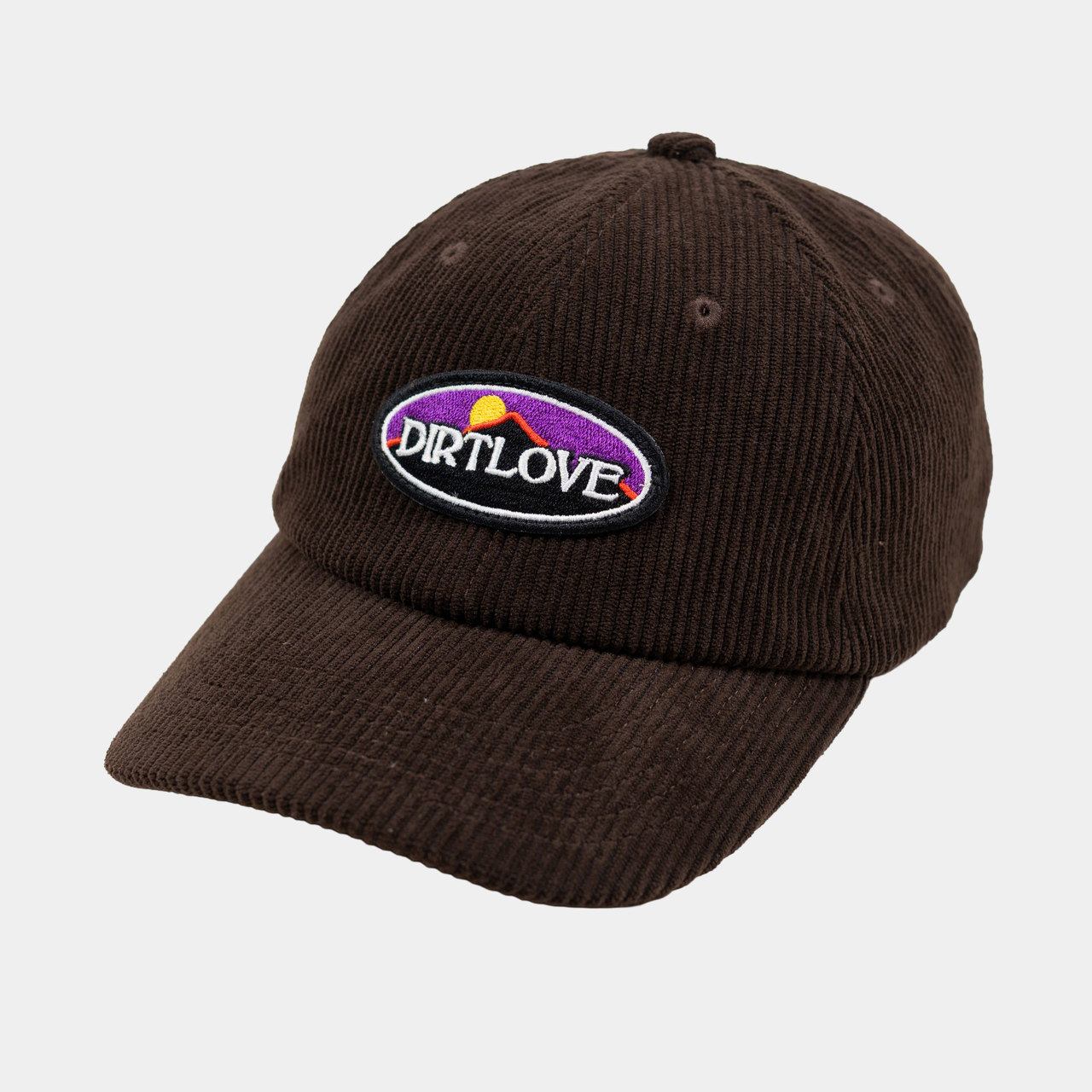 CORD 6 PANEL CAP-BROWN
