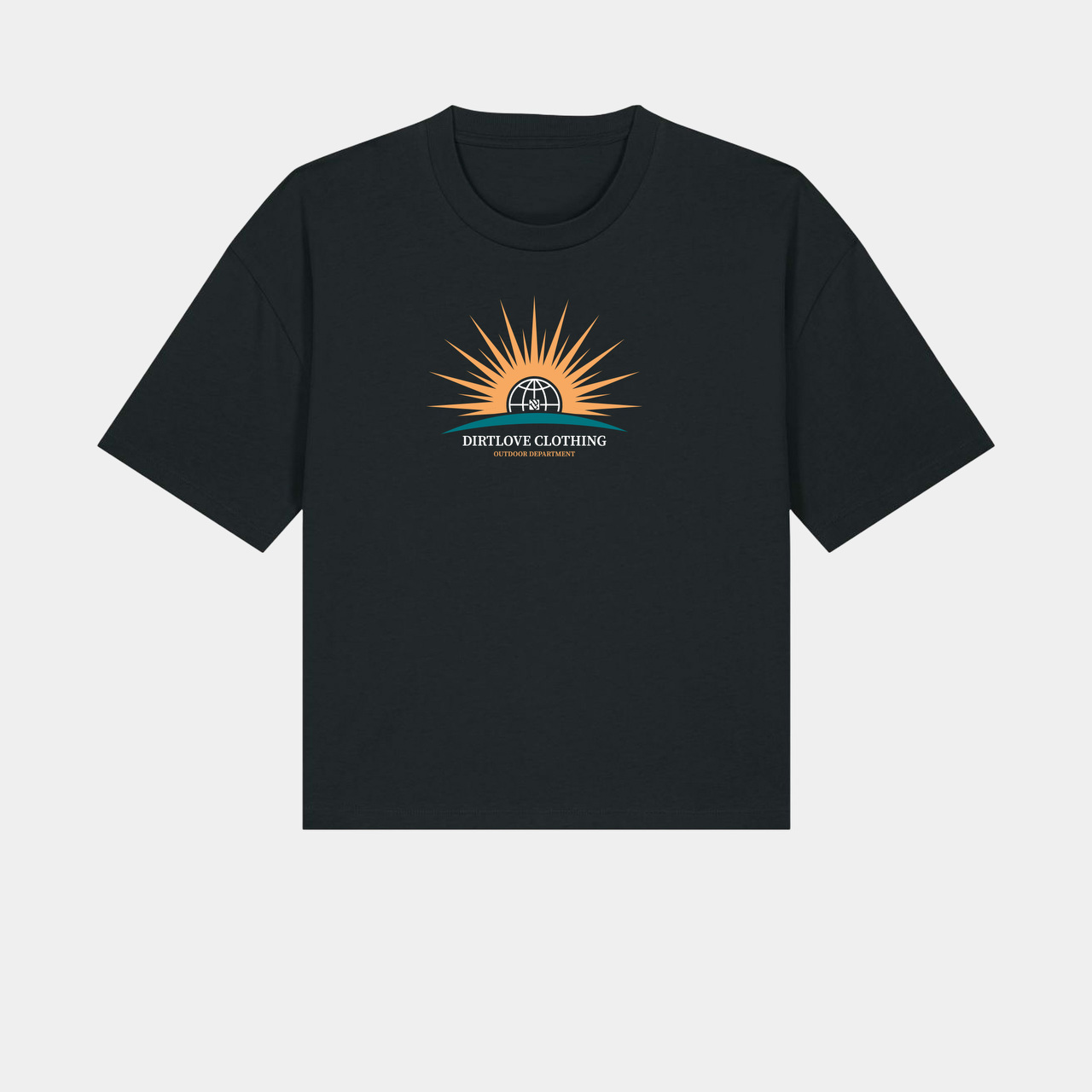 WOMEN SUNSET TEE-BLACK