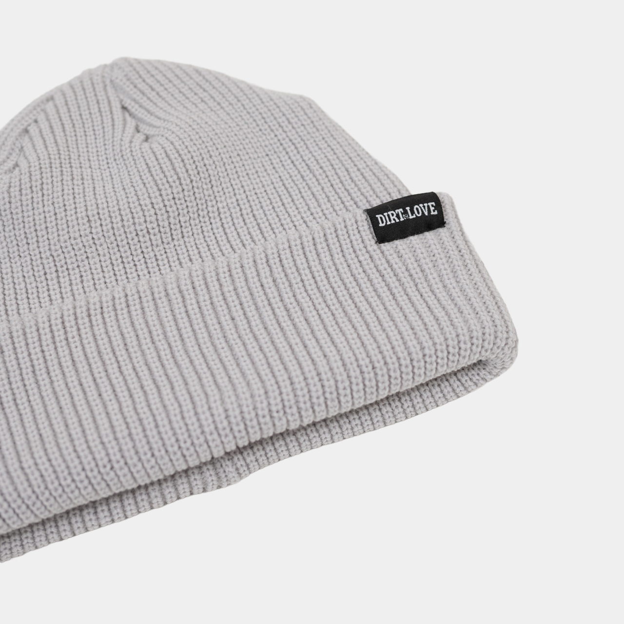 LABEL BEANIE-LIGHT GREY