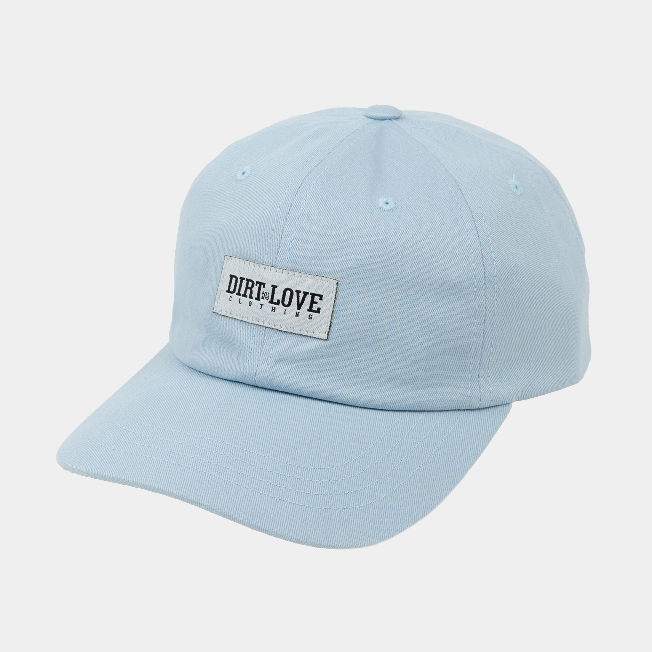 BAR LOGO 6 PANEL CAP-LIGHT BLUE