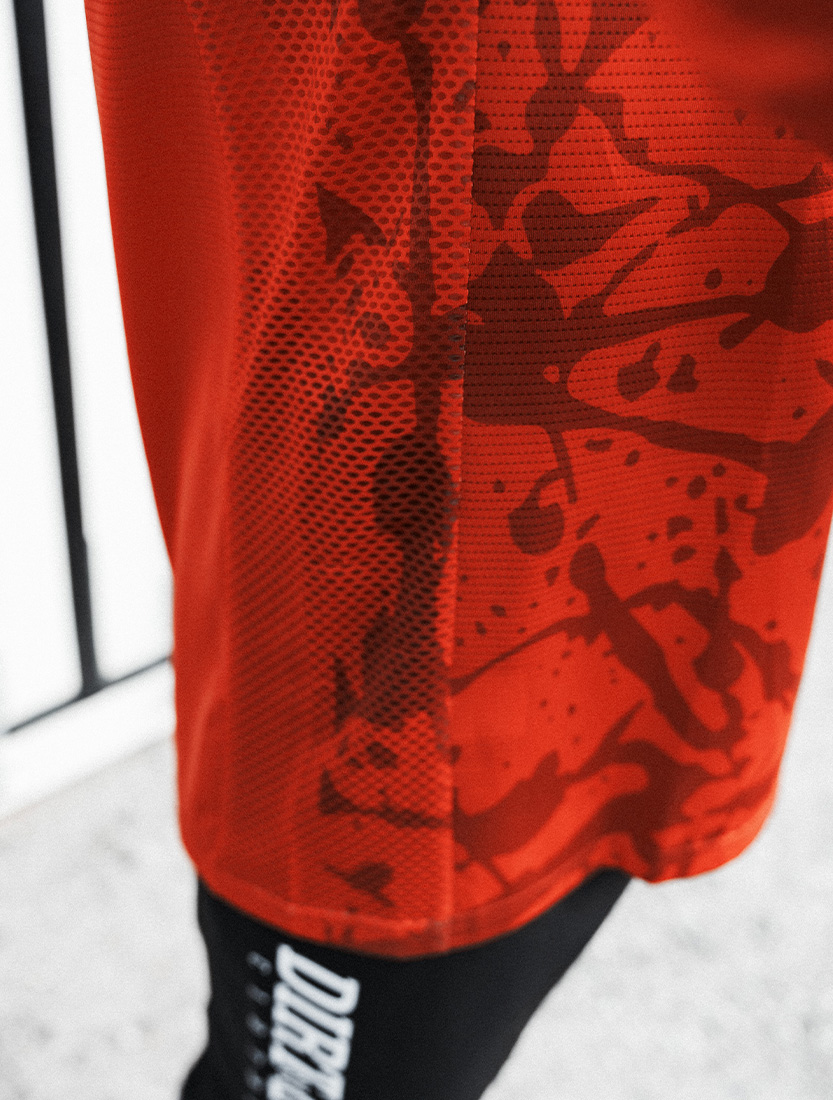 SPLATTER RIDING JERSEY-RED