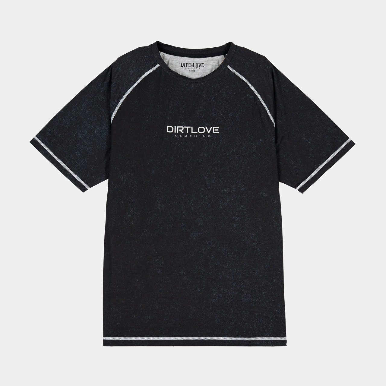 RAGLAN TECH TEE-BLACK