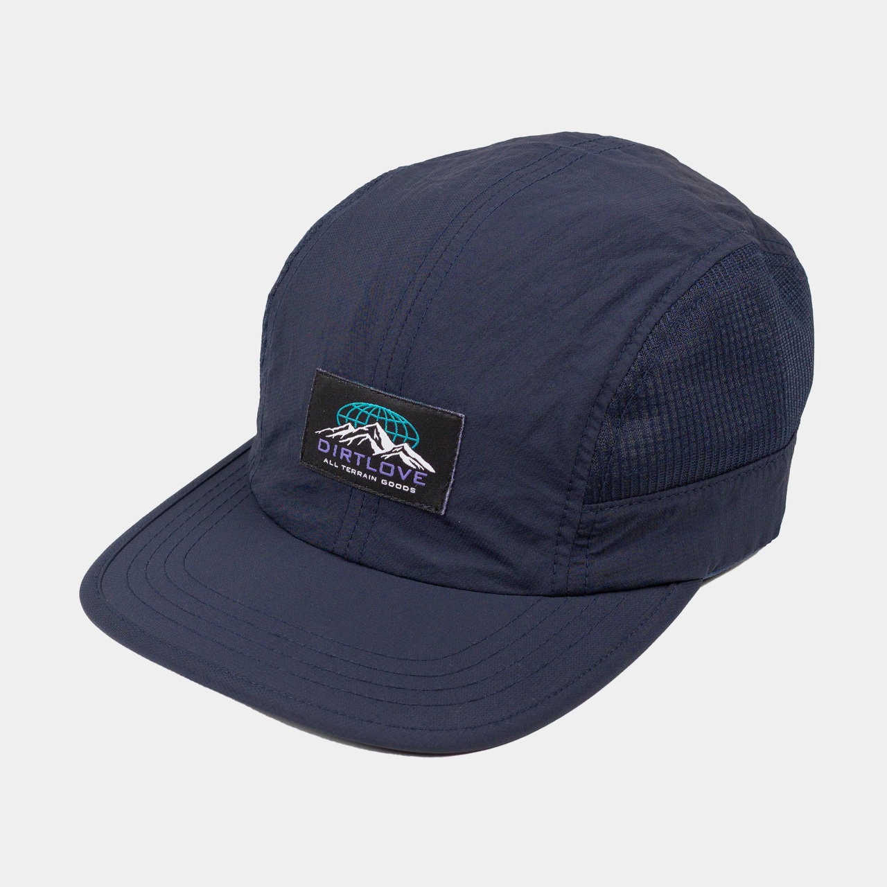 NYLON 4 PANEL TECH CAP-NAVY