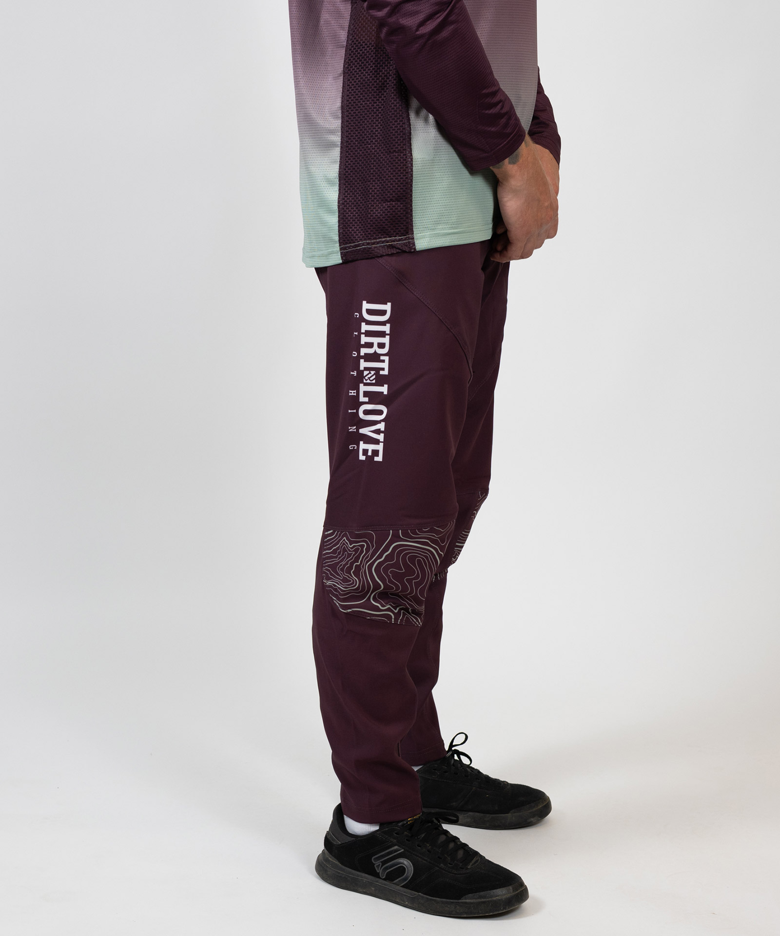 MISSION PRO MTB PANT 2.0-BURGUNDY