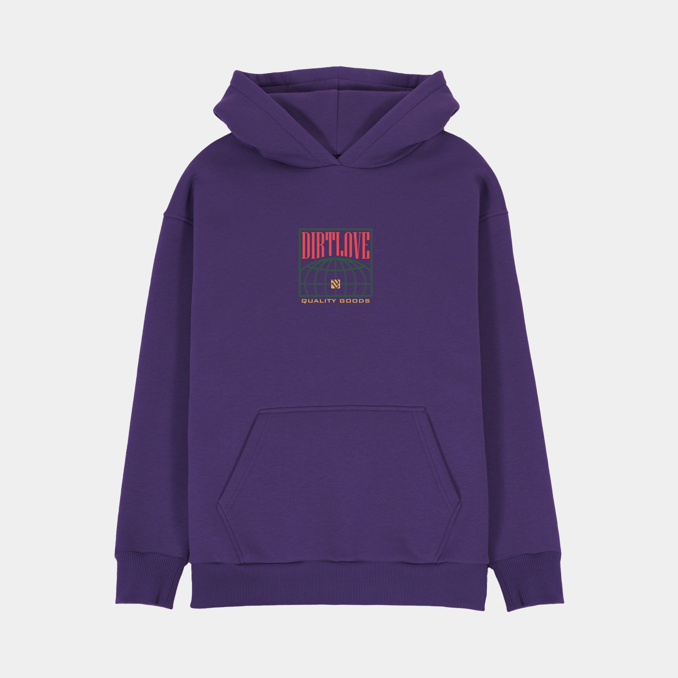 RISE HEAVY HOODIE-PLUM