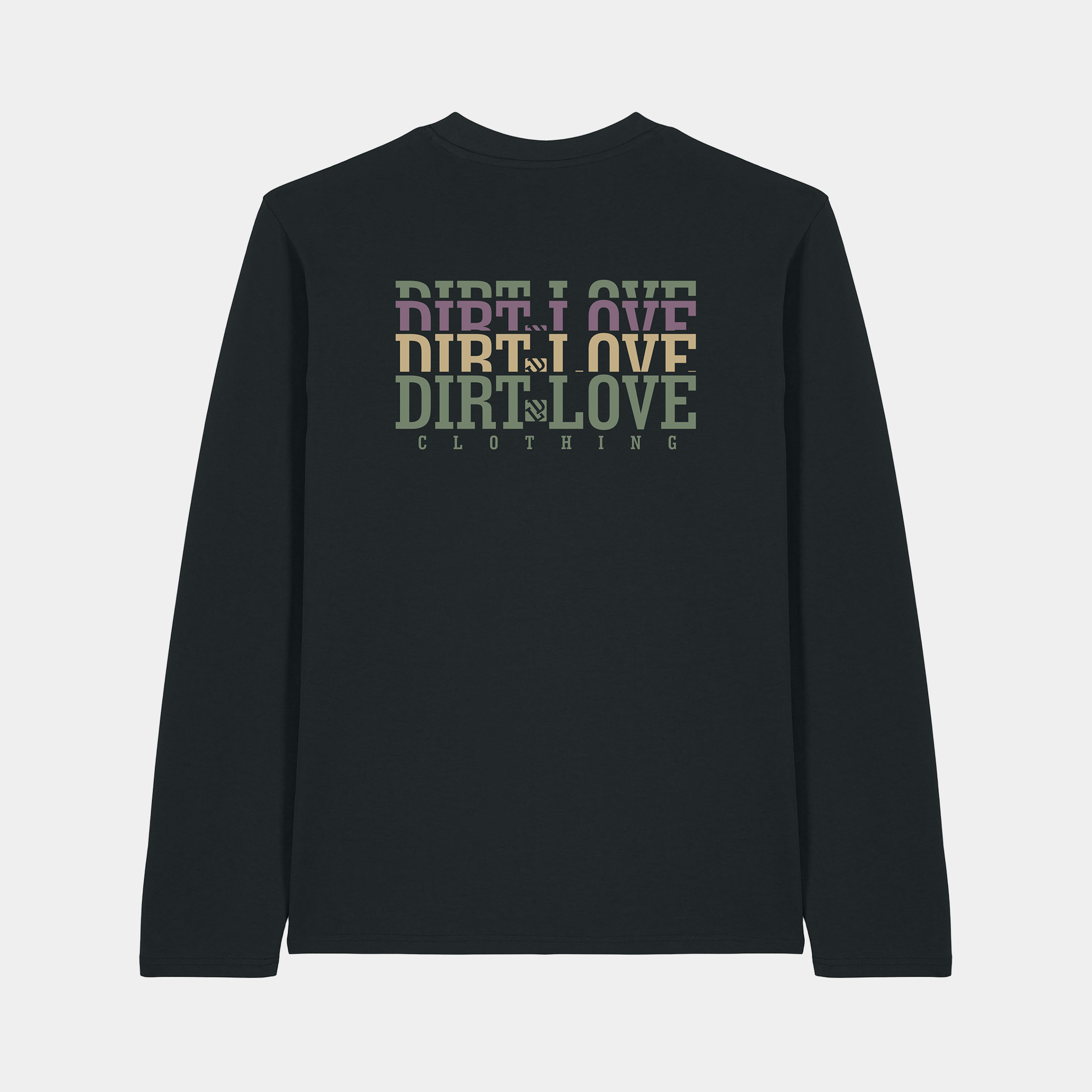 COLORBLOCK LONGSLEEVE TEE-BLACK