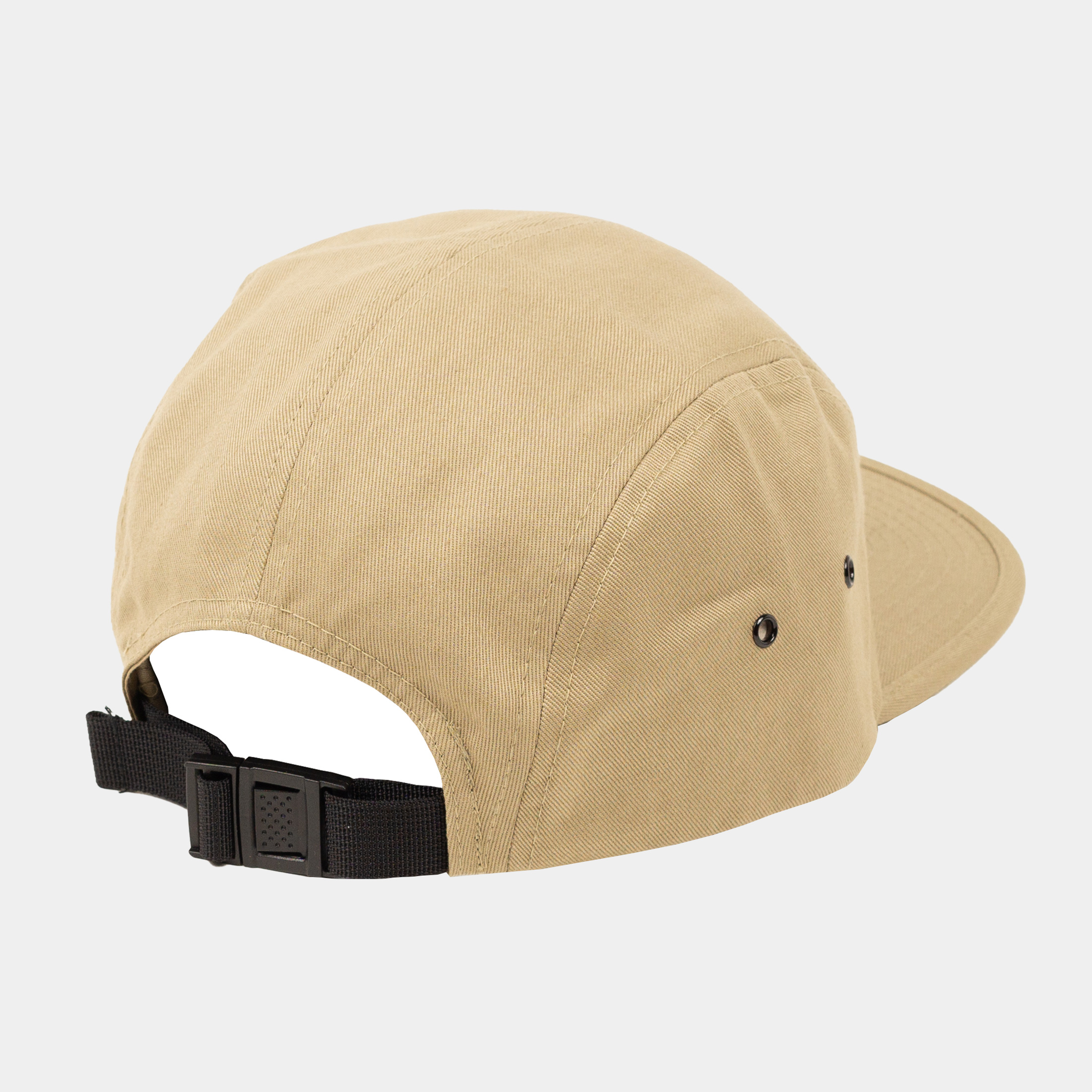 BAR LOGO 5 PANEL CAP-SAND