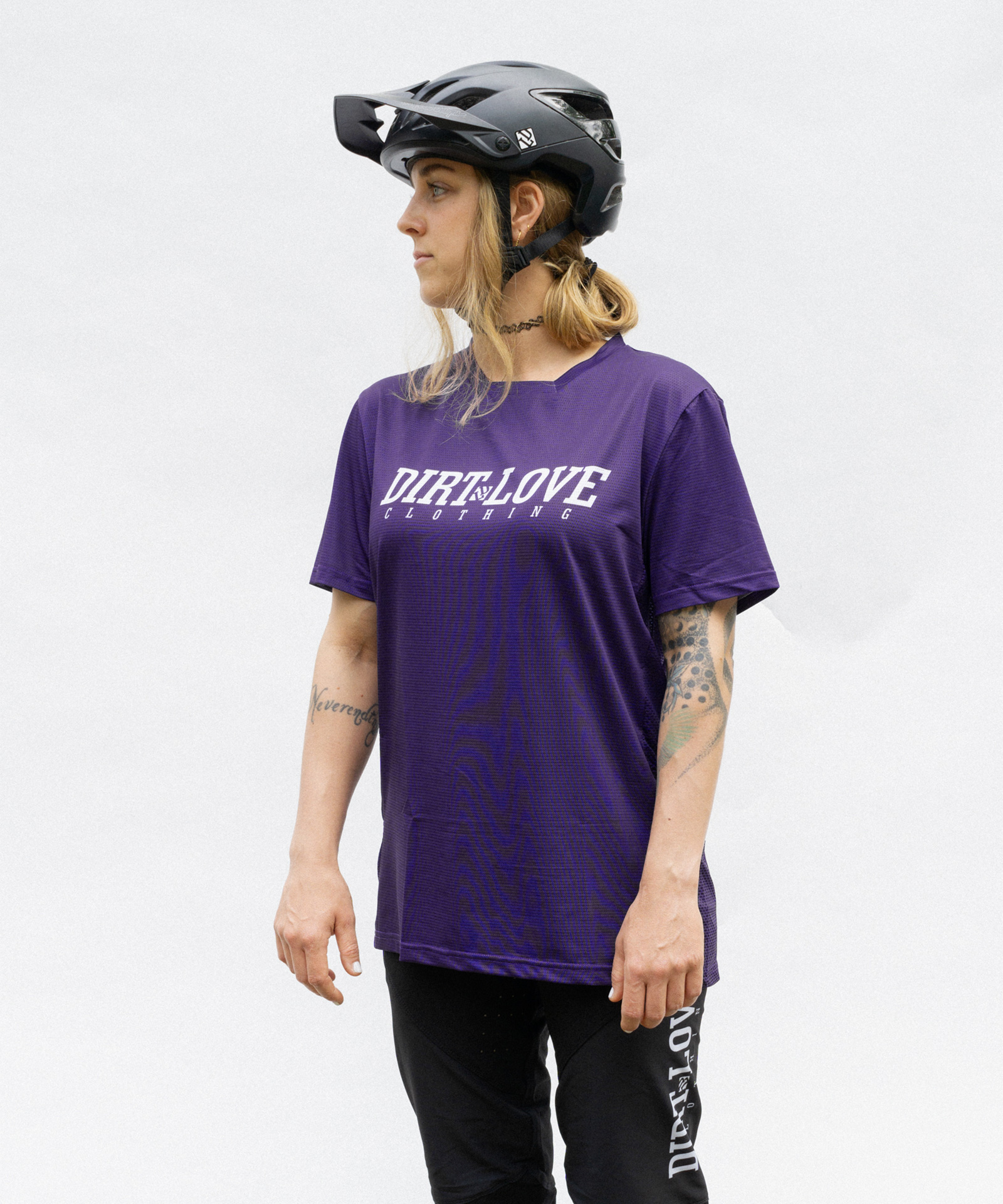 SHORT SLEEVE RIDING JERSEY-PLUM