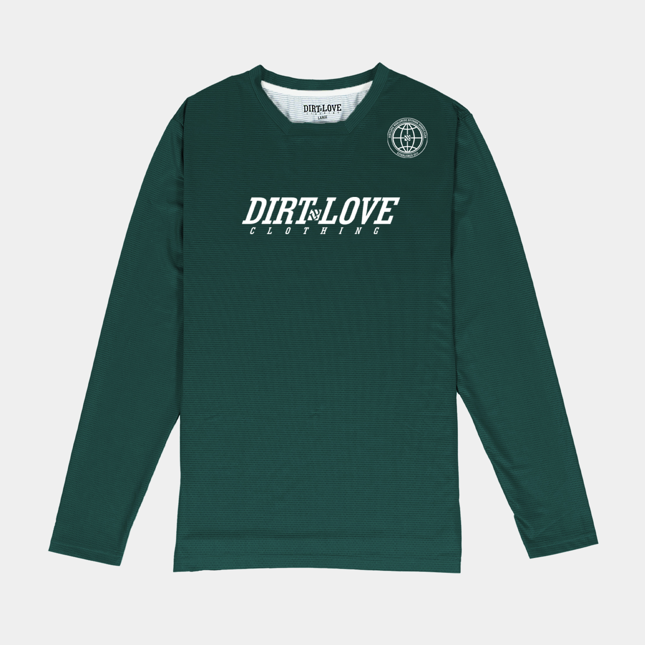 LOGO RIDING JERSEY-FOREST