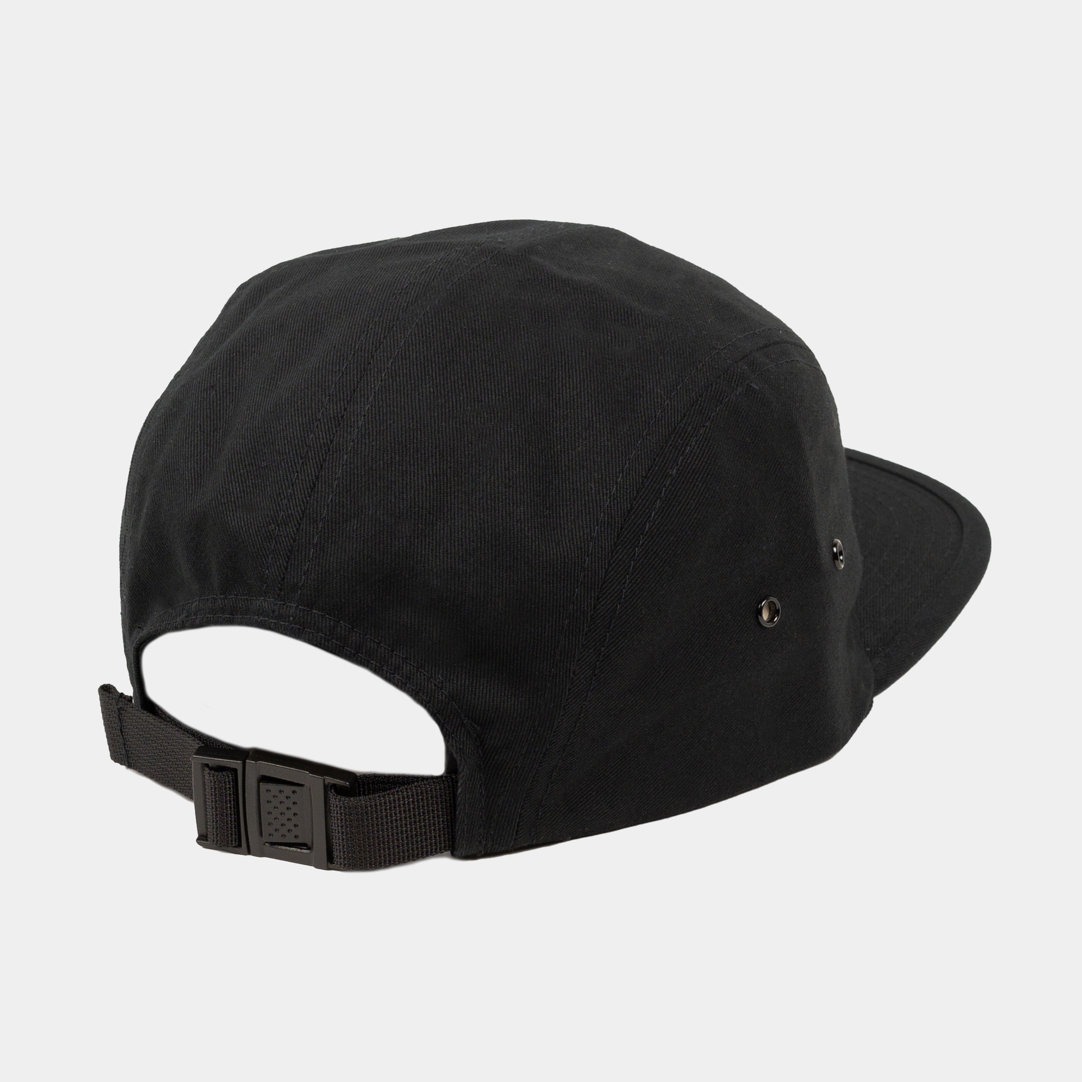 BAR LOGO 5 PANEL CAP-BLACK