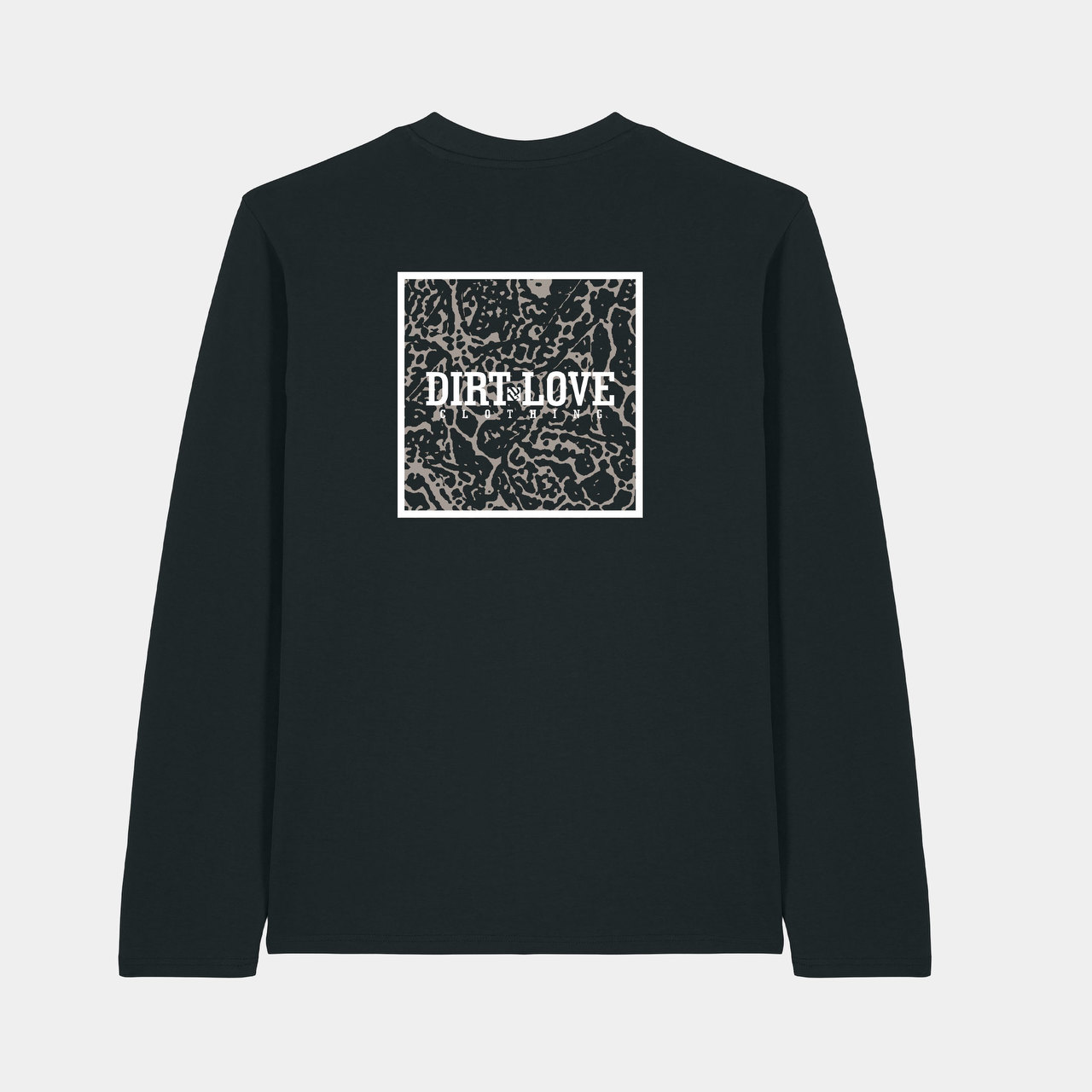 BOX LOGO TEXTURE LONGSLEEVE-BLACK