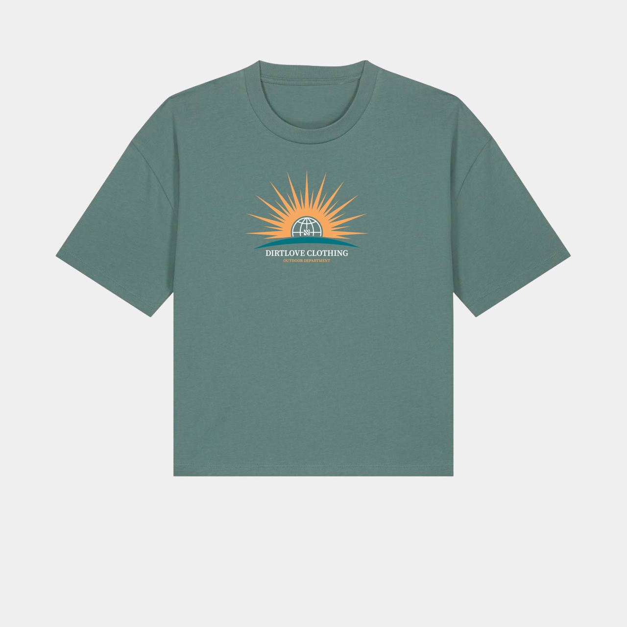 WOMEN SUNSET TEE-SAGE