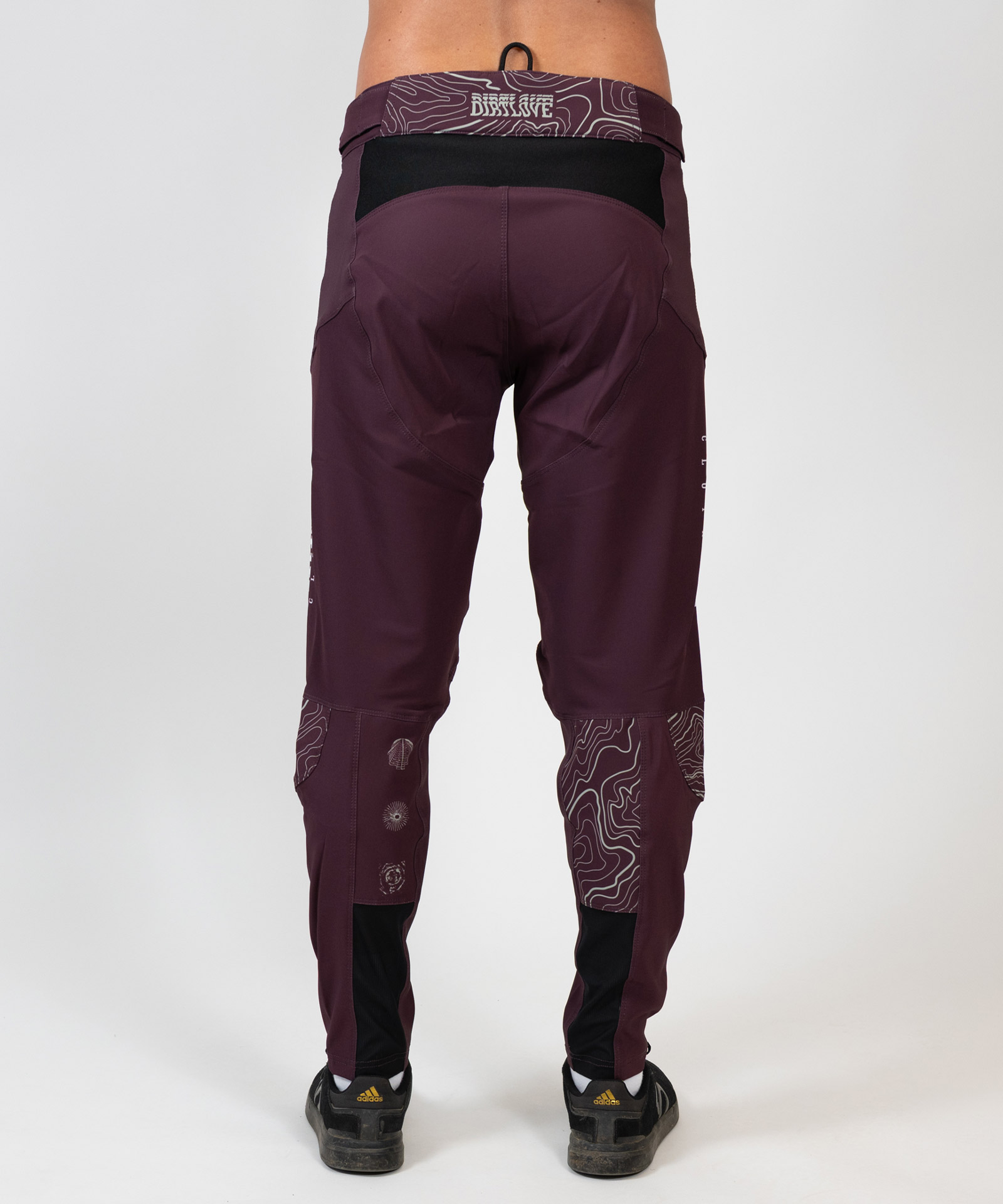 MISSION PRO MTB PANT 2.0-BURGUNDY