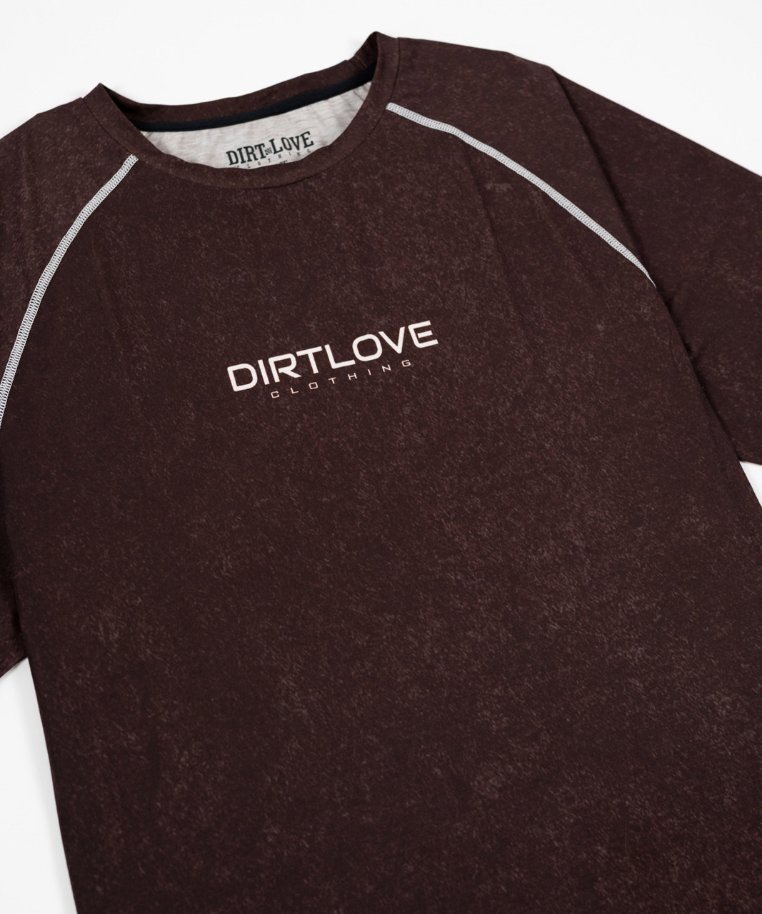 RAGLAN TECH TEE-BROWN