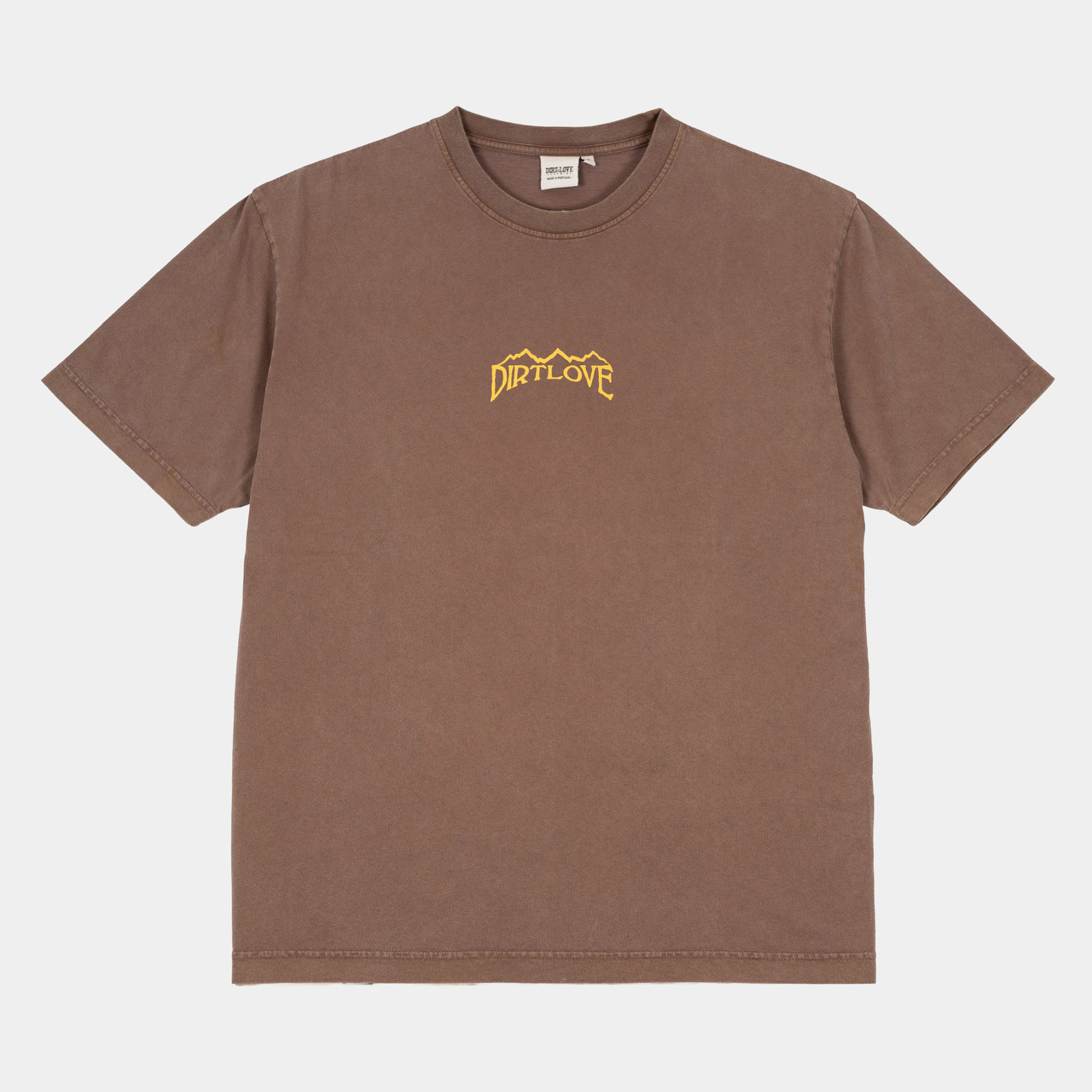 HELIX TEE-WASHED BROWN (LOOSE FIT)