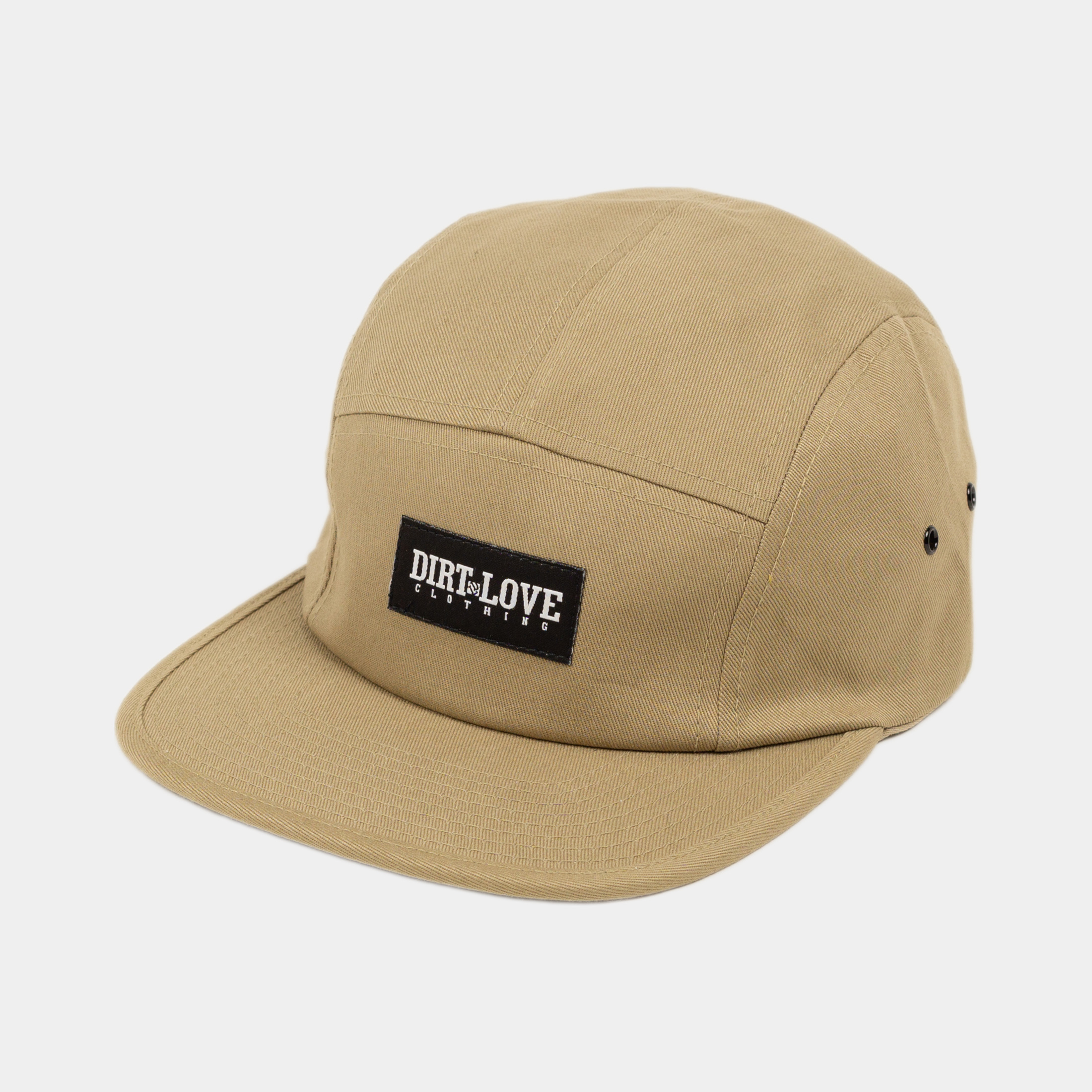 BAR LOGO 5 PANEL CAP-SAND