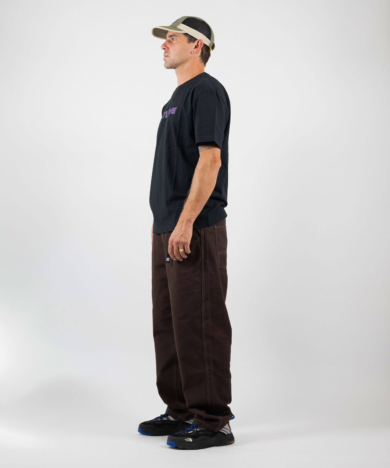 RANGE CANVAS PANT-DARK BROWN