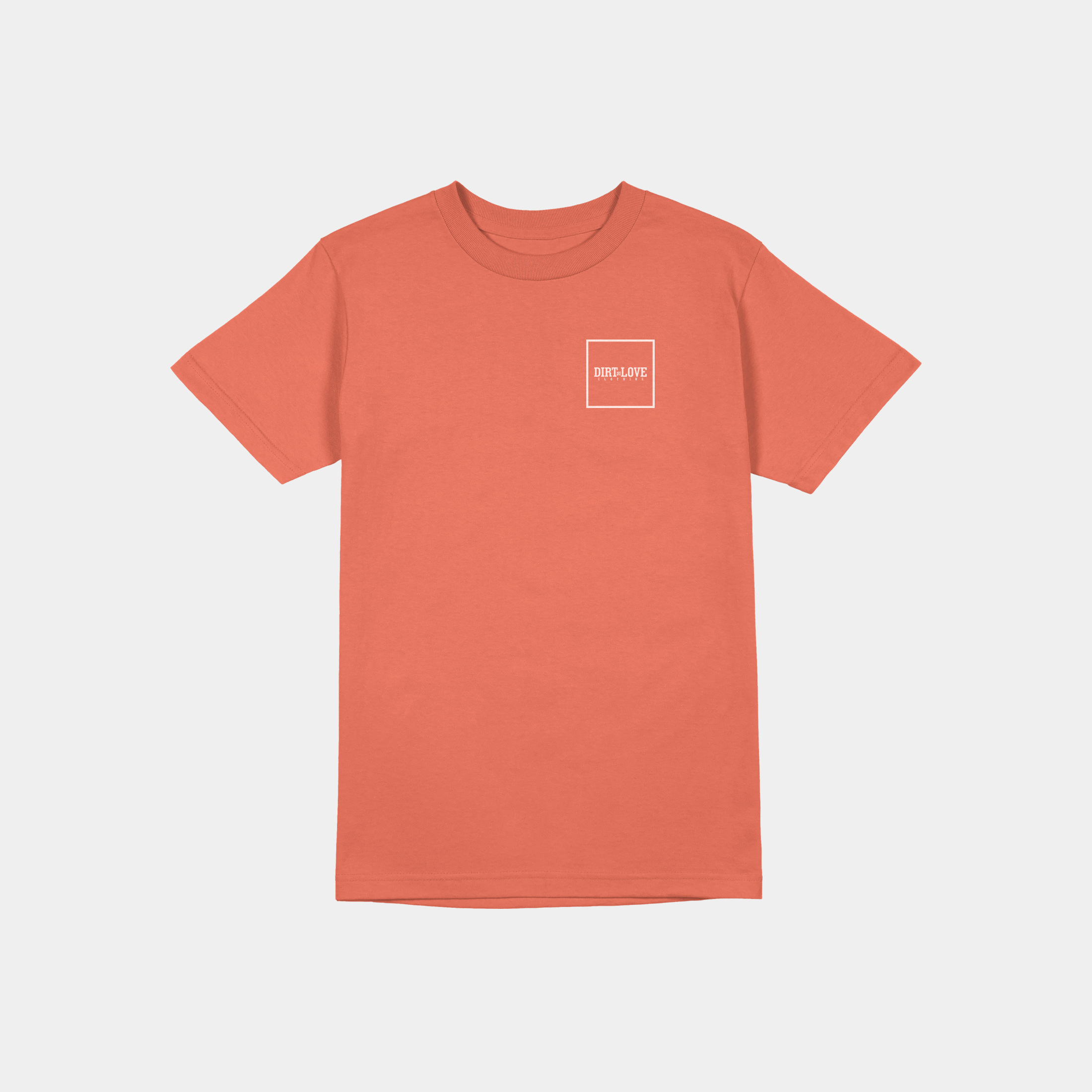 YOUTH / BOX LOGO TEE-PEACH