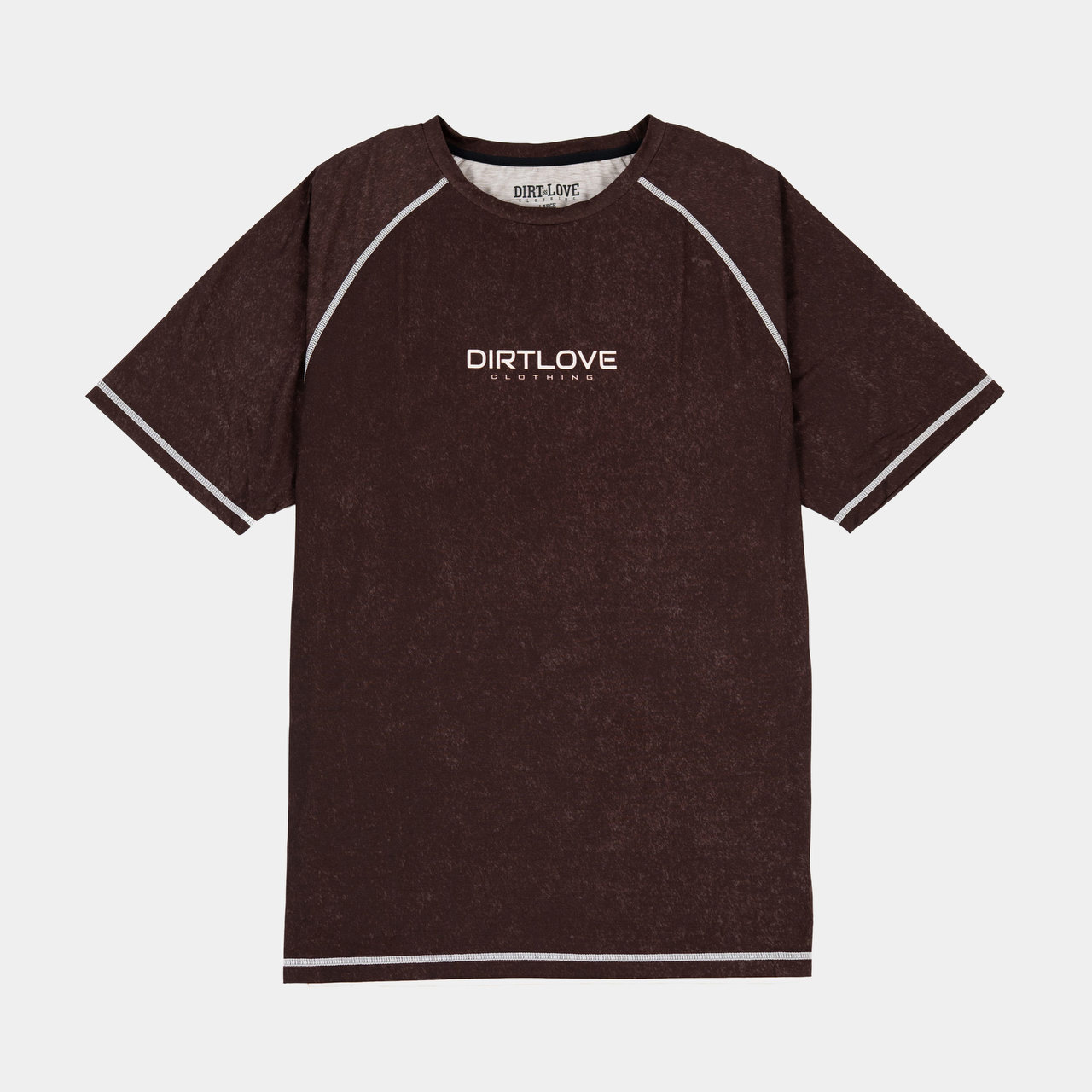 RAGLAN TECH TEE-BROWN