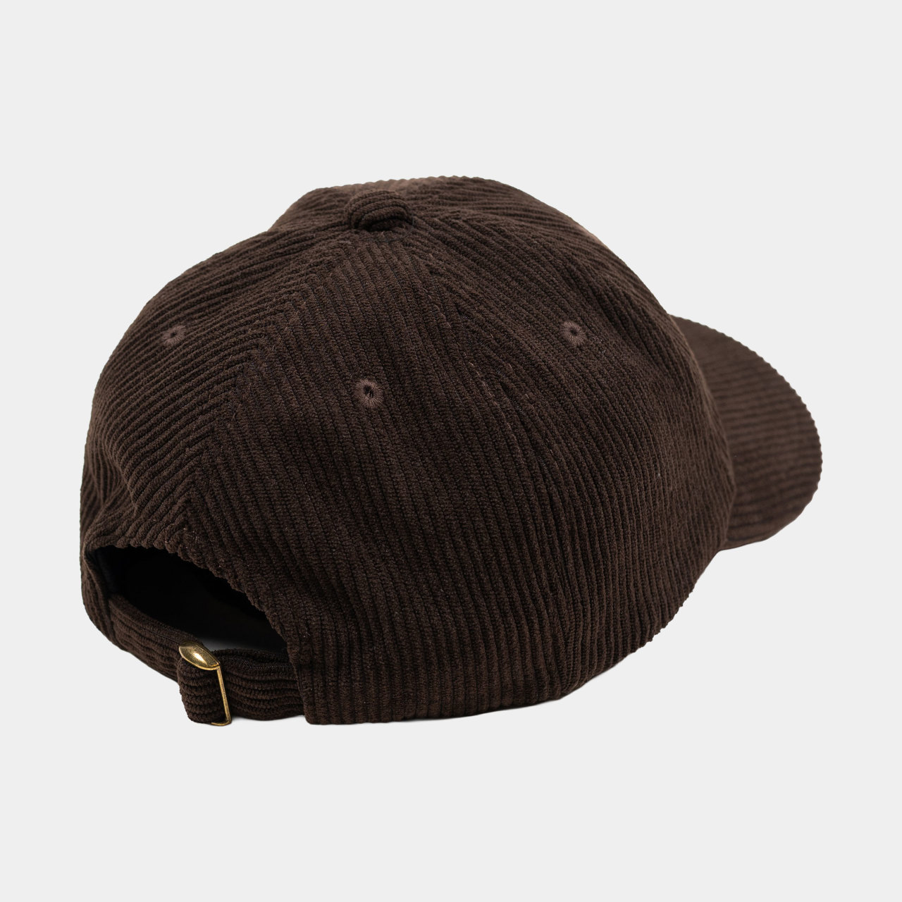 CORD 6 PANEL CAP-BROWN