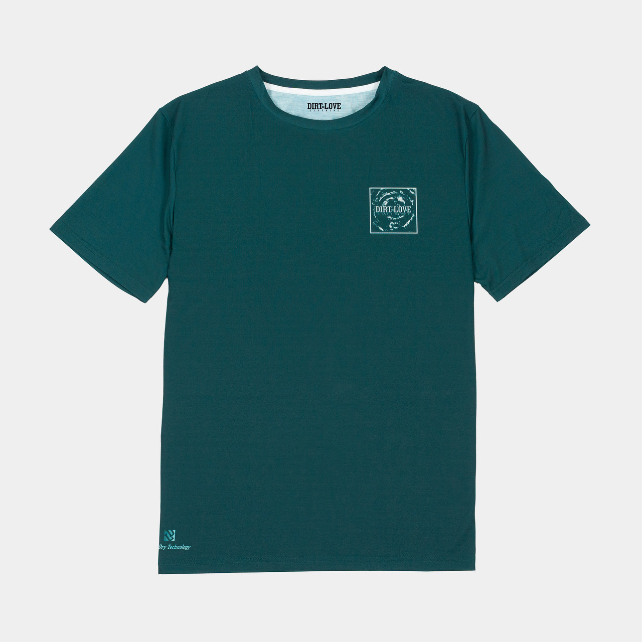 BOX LOGO TECH TEE-FOREST GREEN
