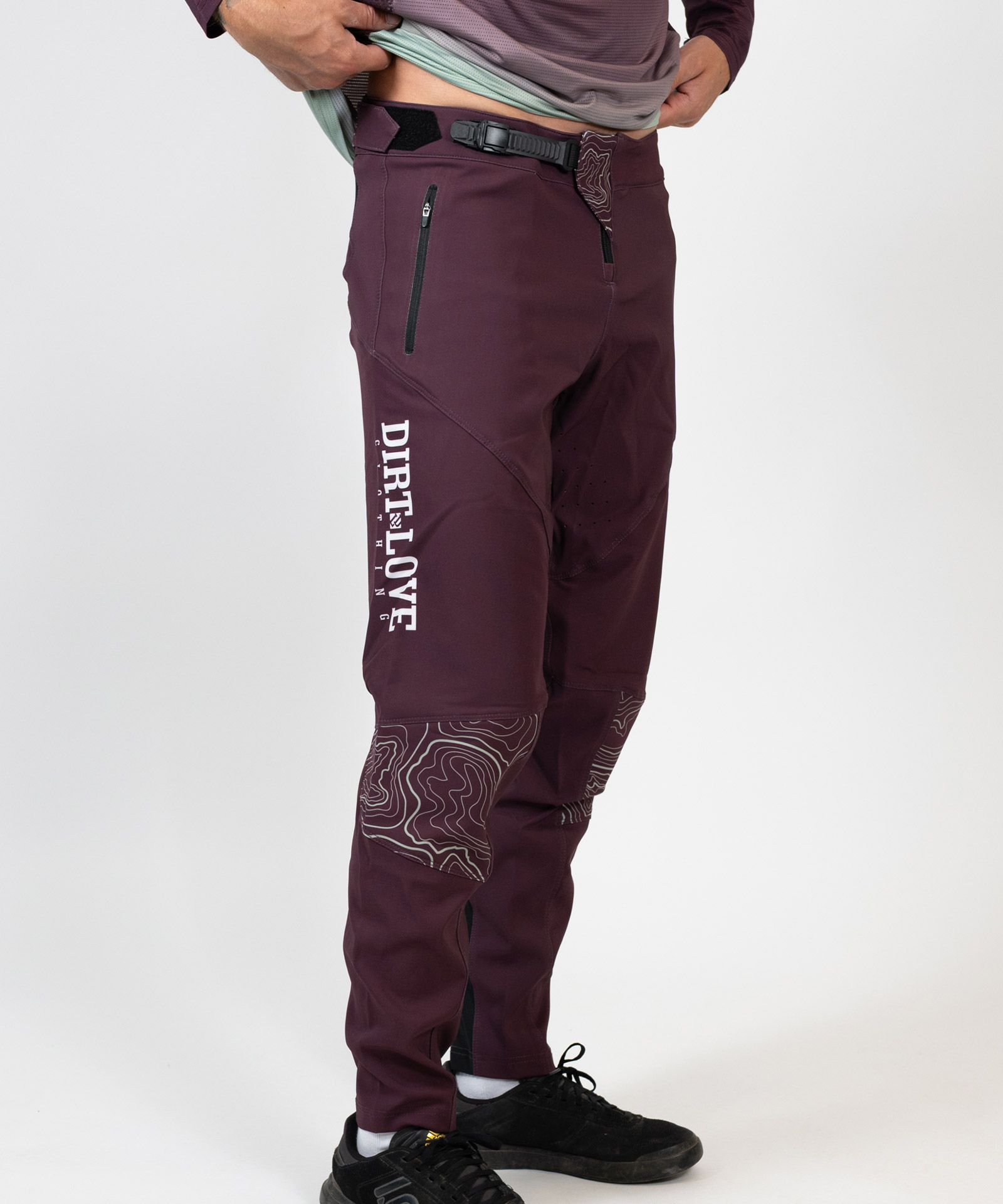 MISSION PRO MTB PANT 2.0-BURGUNDY