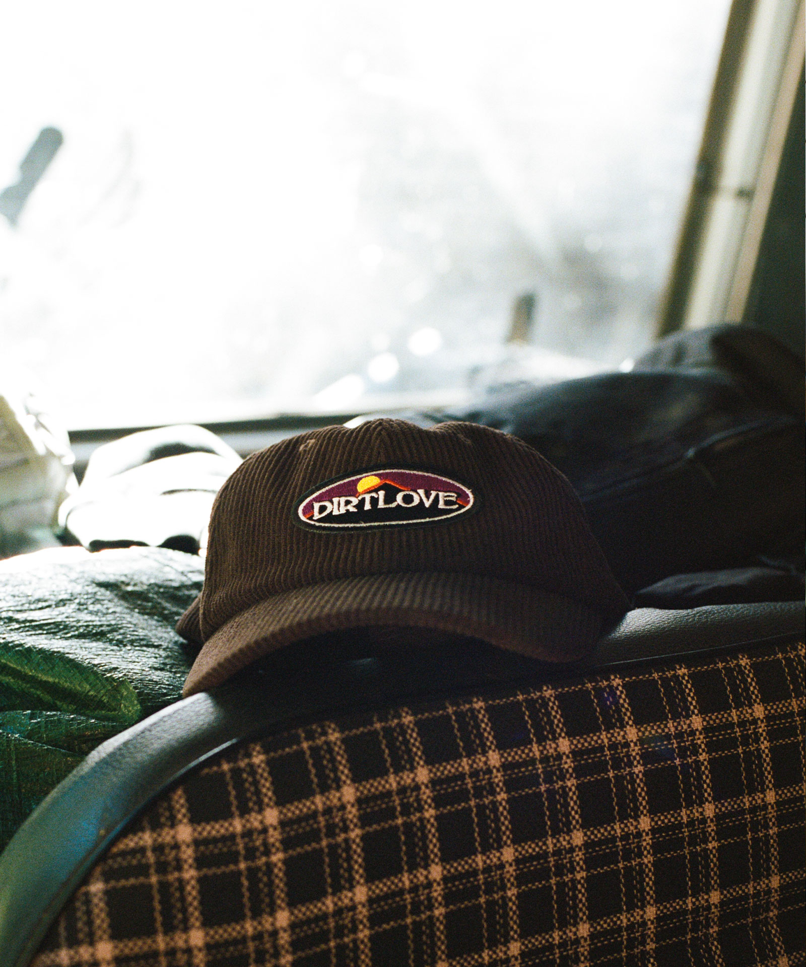 CORD 6 PANEL CAP-BROWN