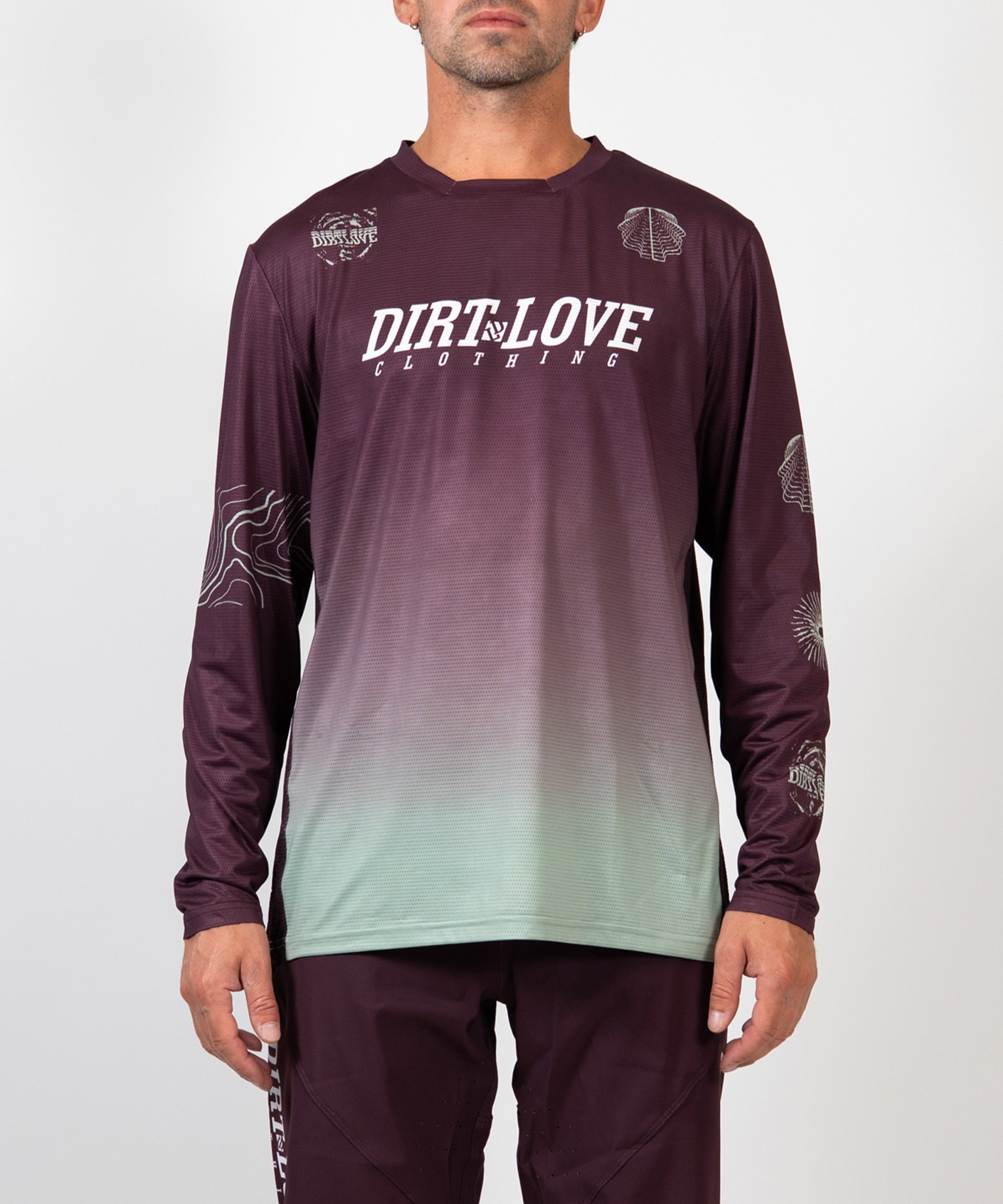 TERRAIN JERSEY-BURGUNDY