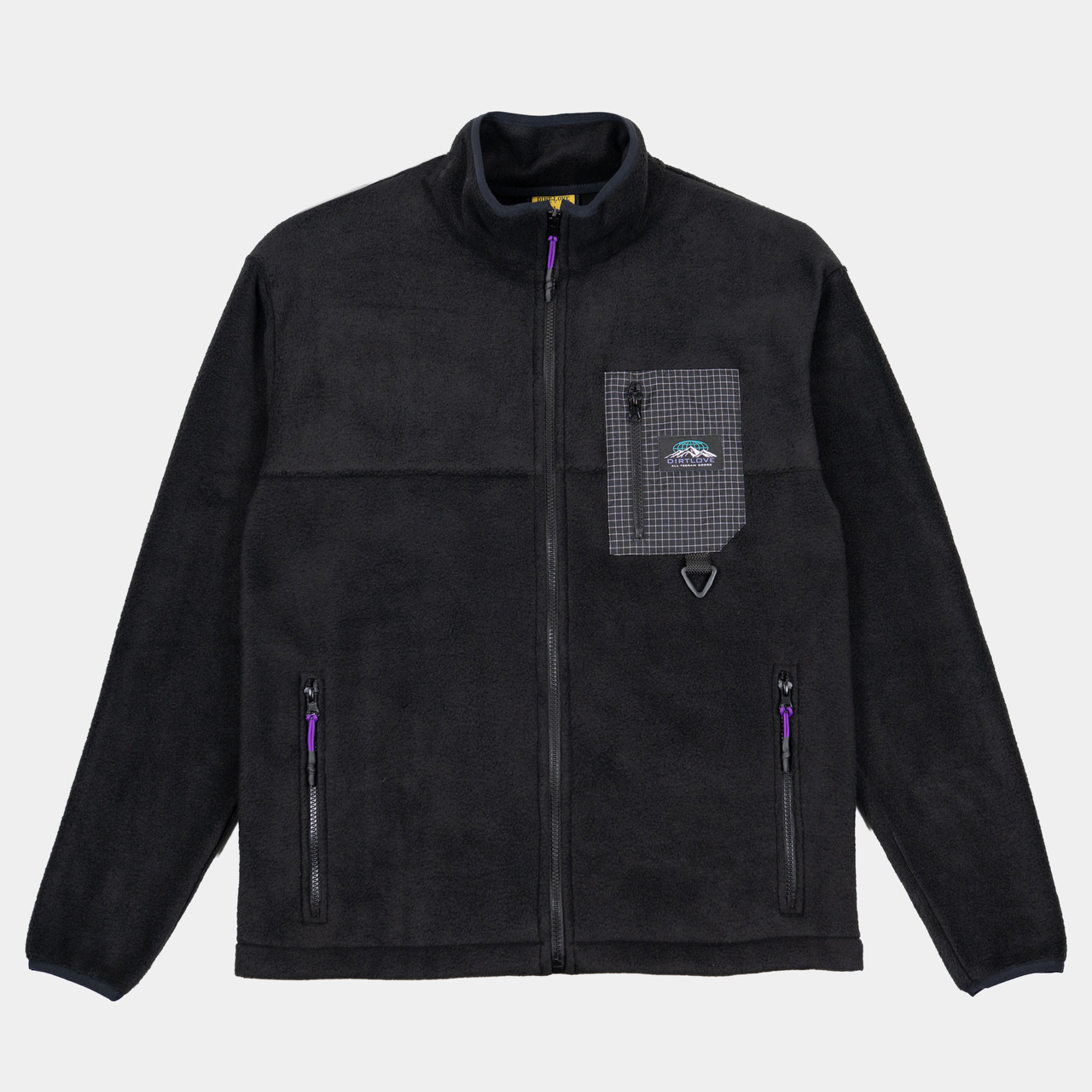 SUMMIT FLEECE JACKET-BLACK