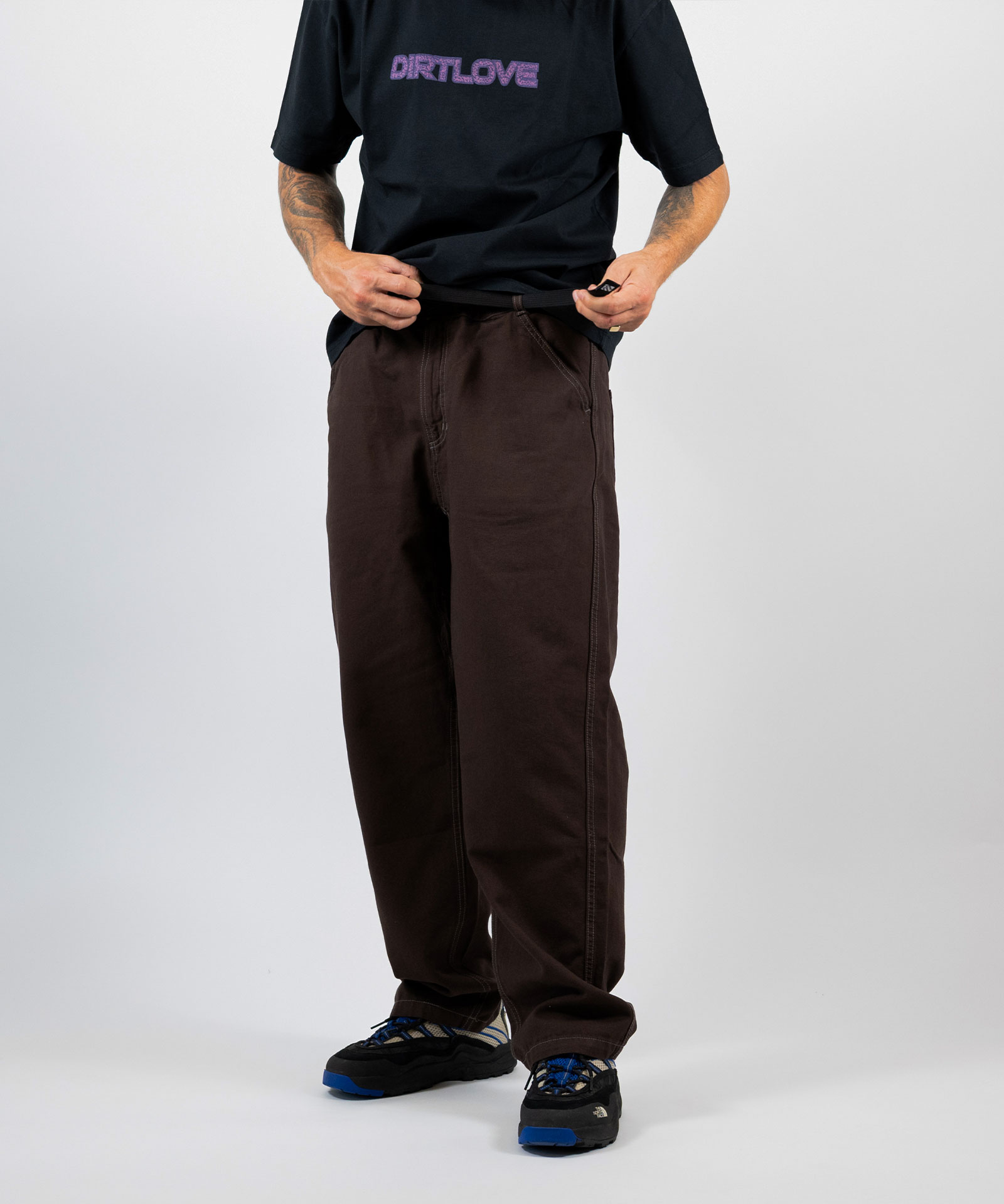 RANGE CANVAS PANT-DARK BROWN
