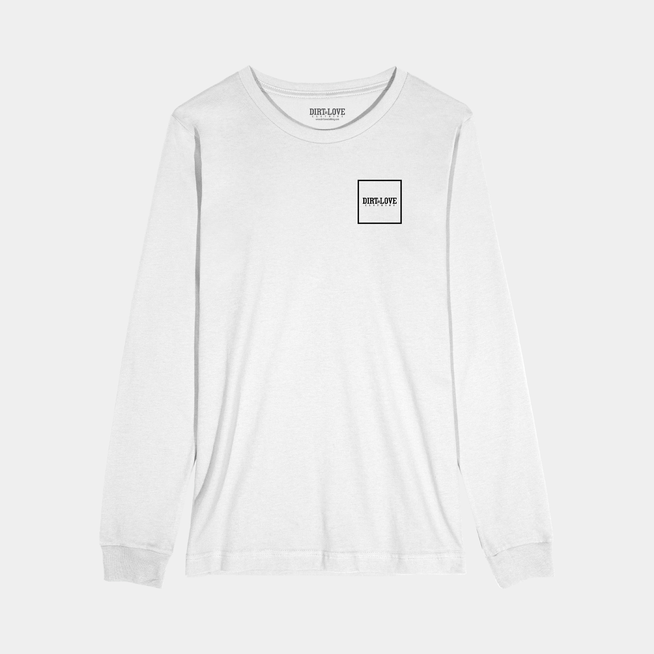 BOX LOGO LONGSLEEVE TEE-WHITE