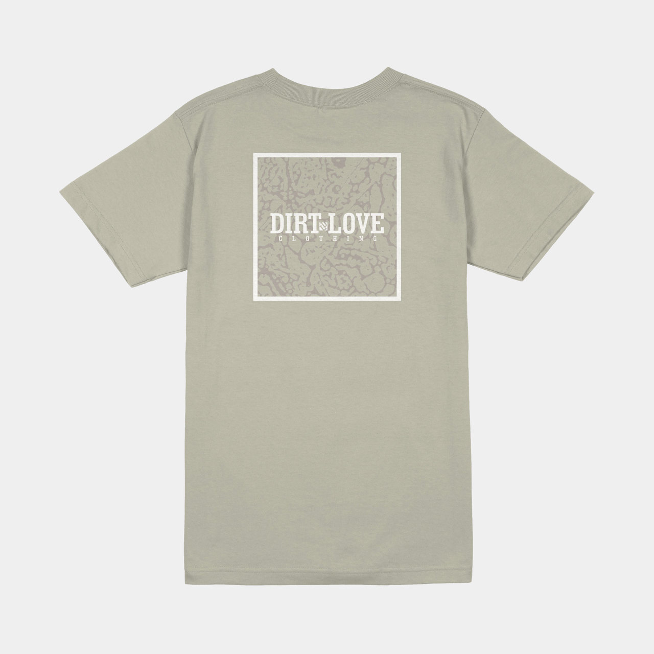 BOX LOGO TEXTURE TEE-STONE