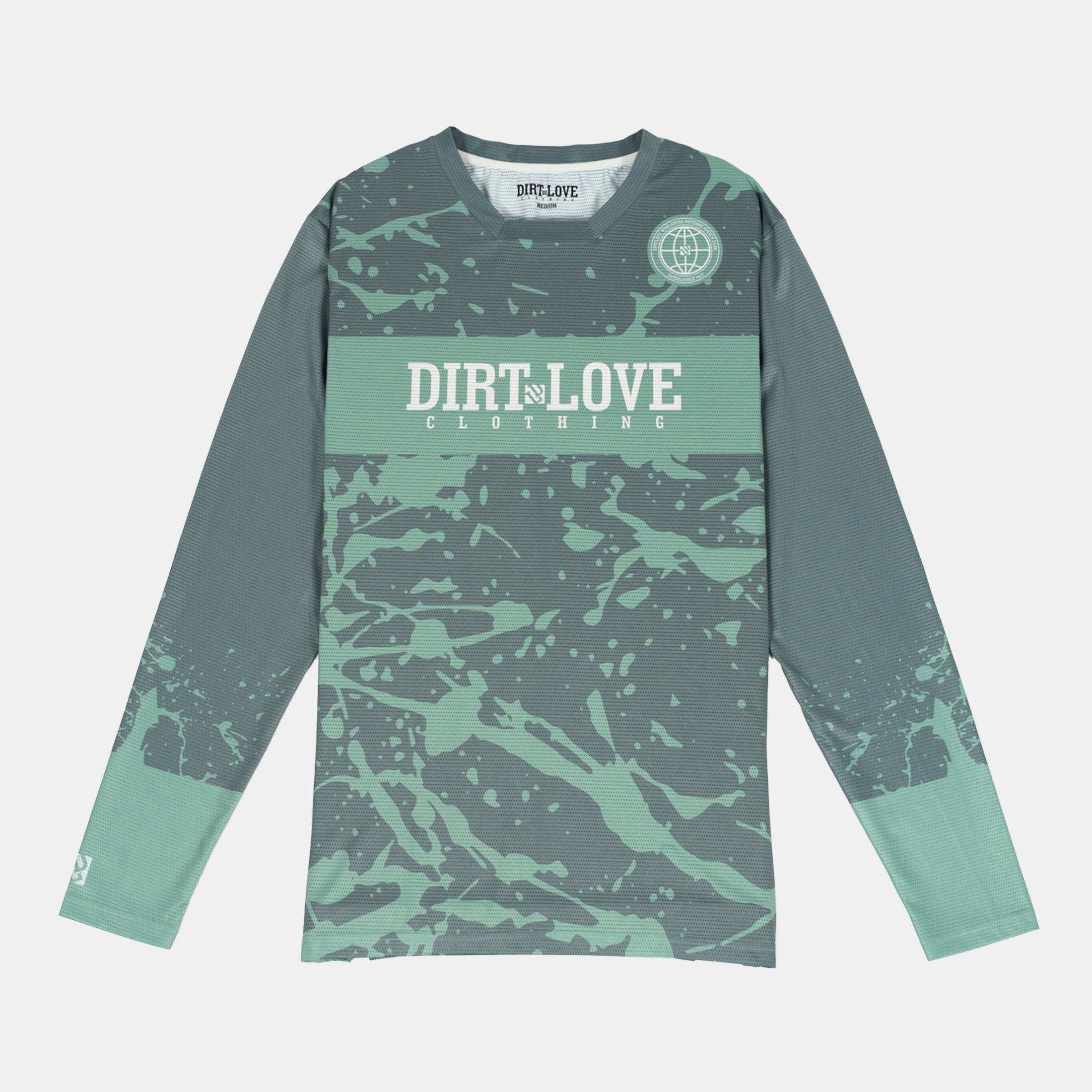 SPLATTER RIDING JERSEY-SAGE